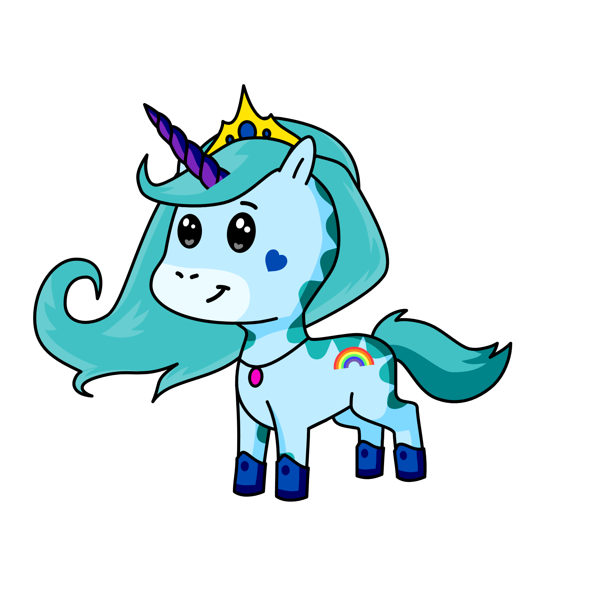 Crystal, the unicorn