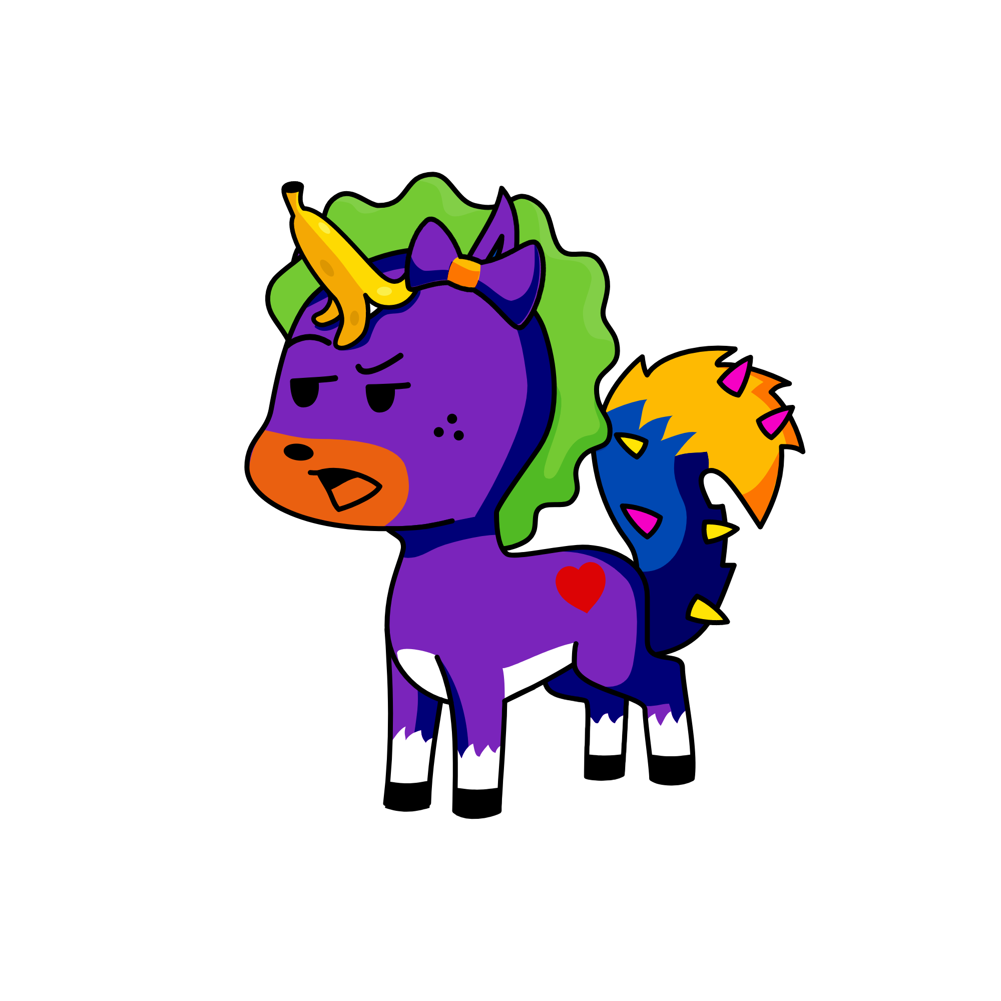 banana split, the unicorn