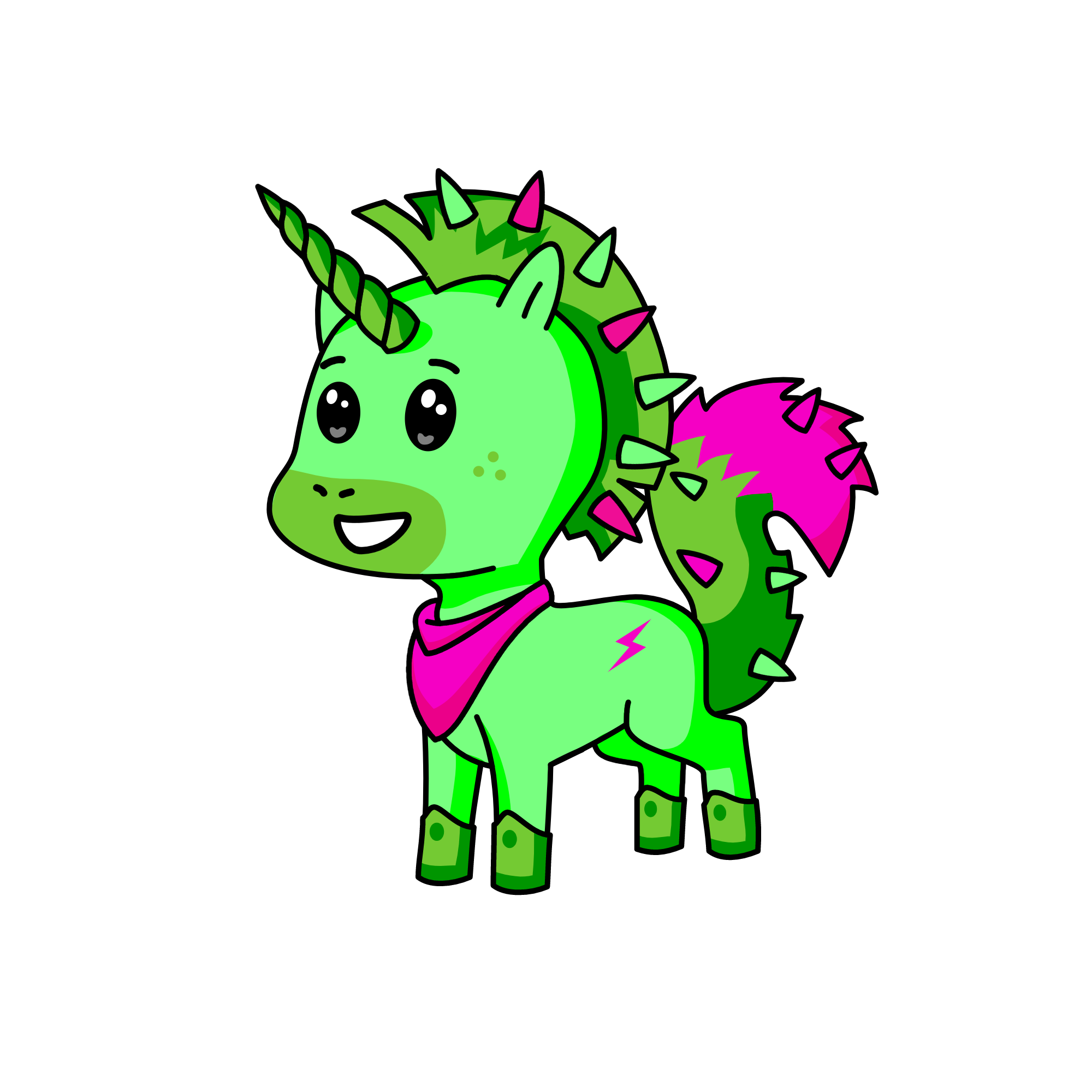 Strabert, the unicorn