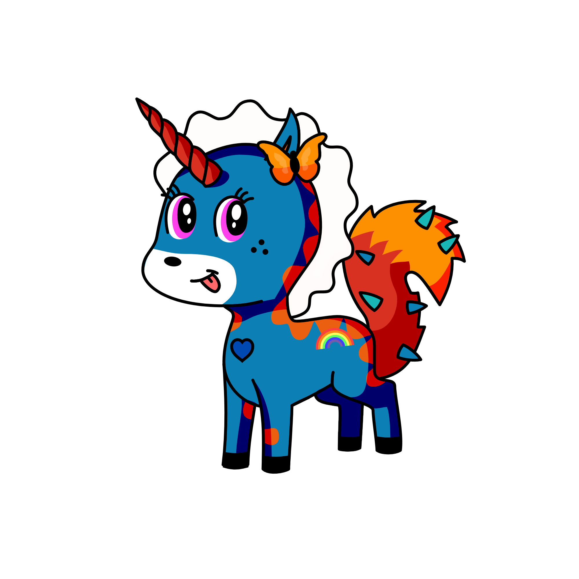 nmoooouo, the unicorn