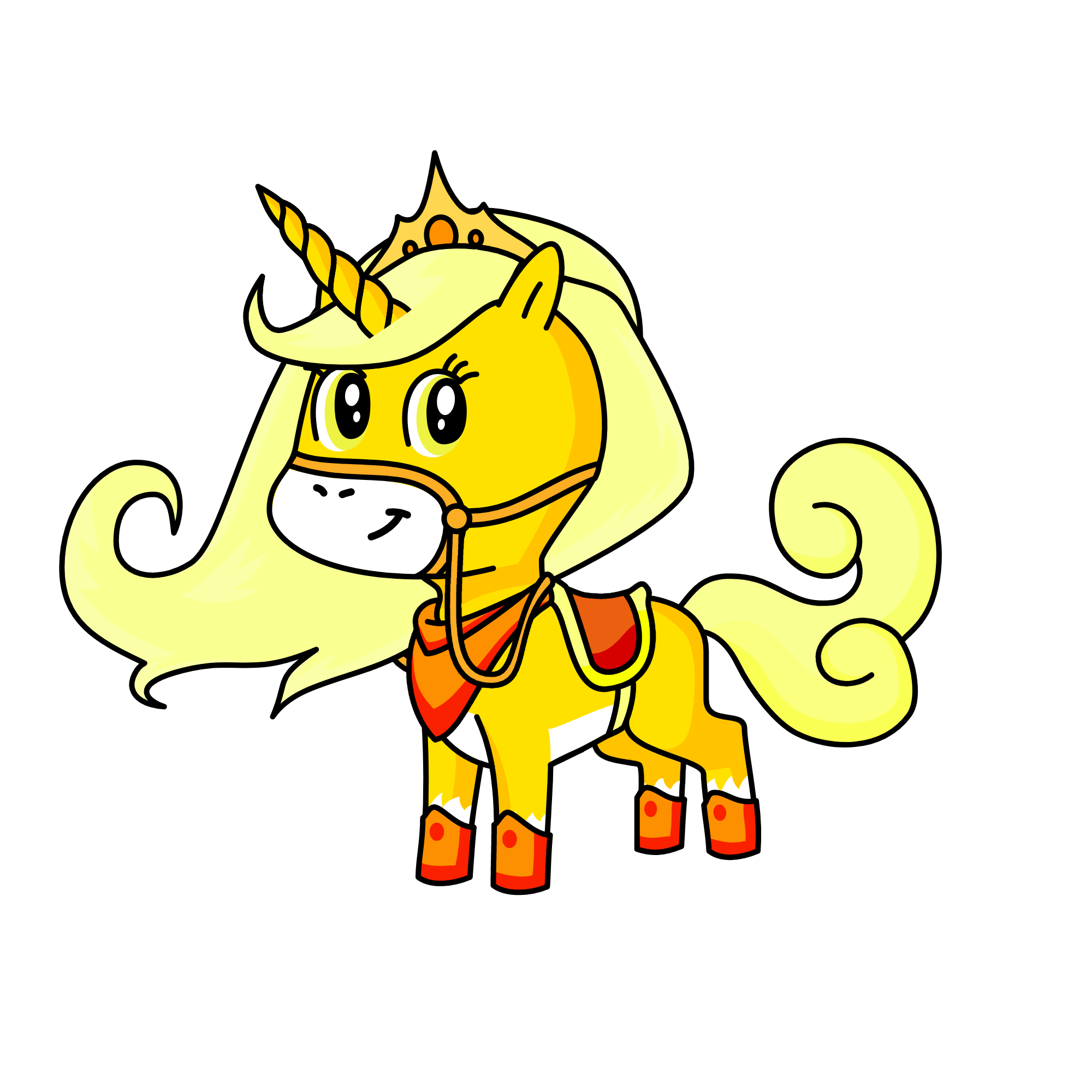 Queen Celsey, the unicorn