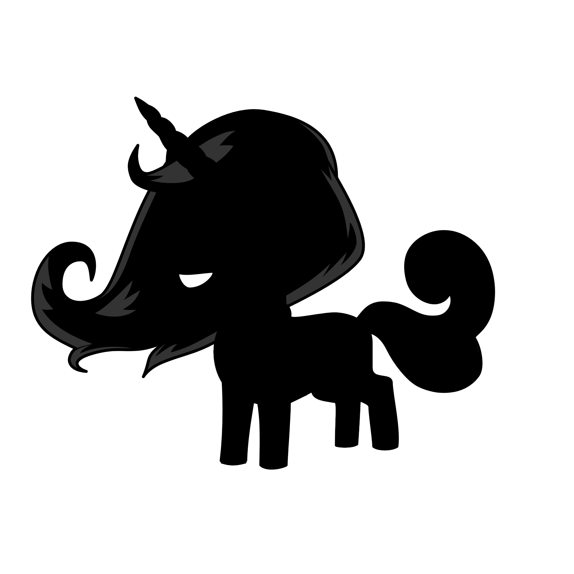 Shadow, the unicorn