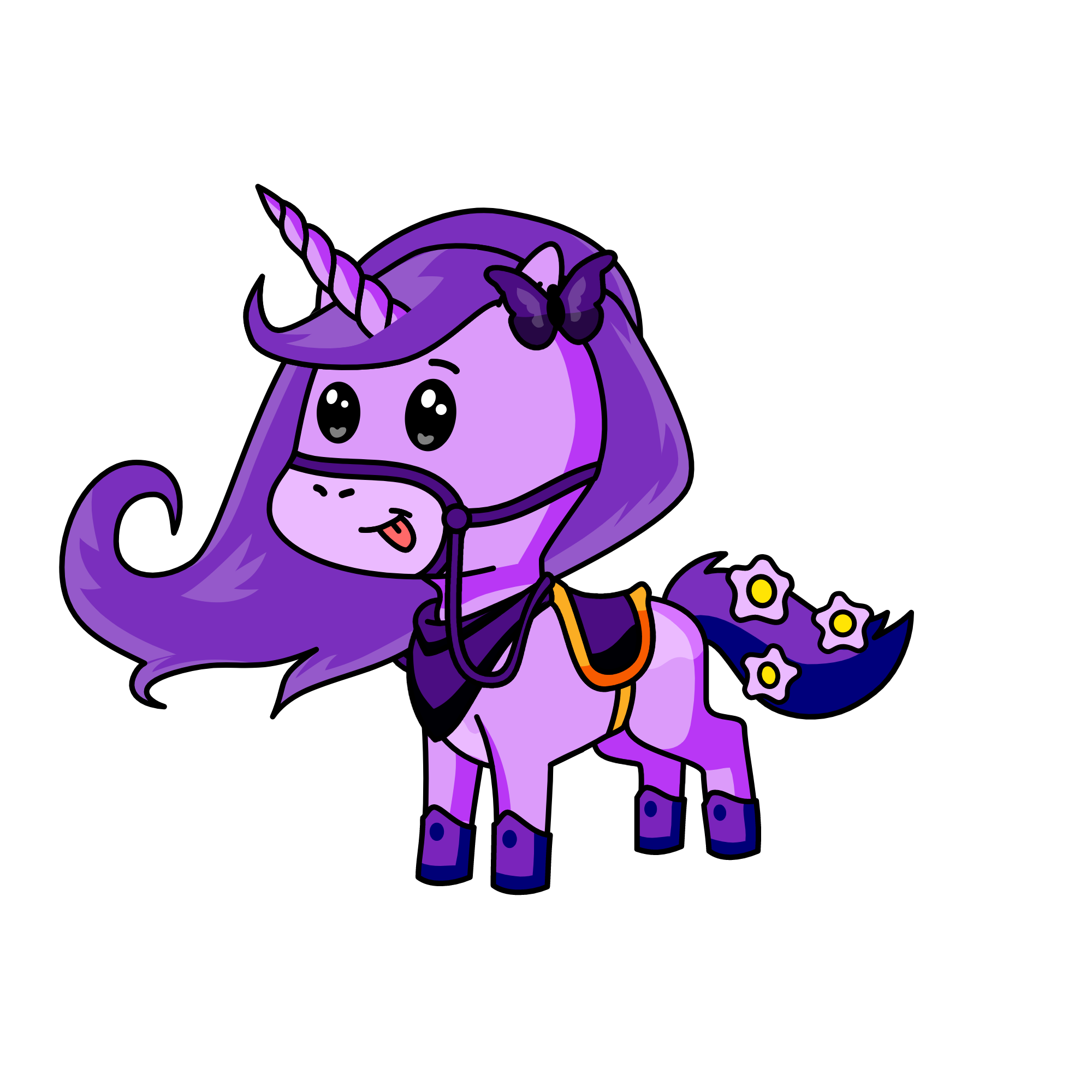 Lavender, the unicorn