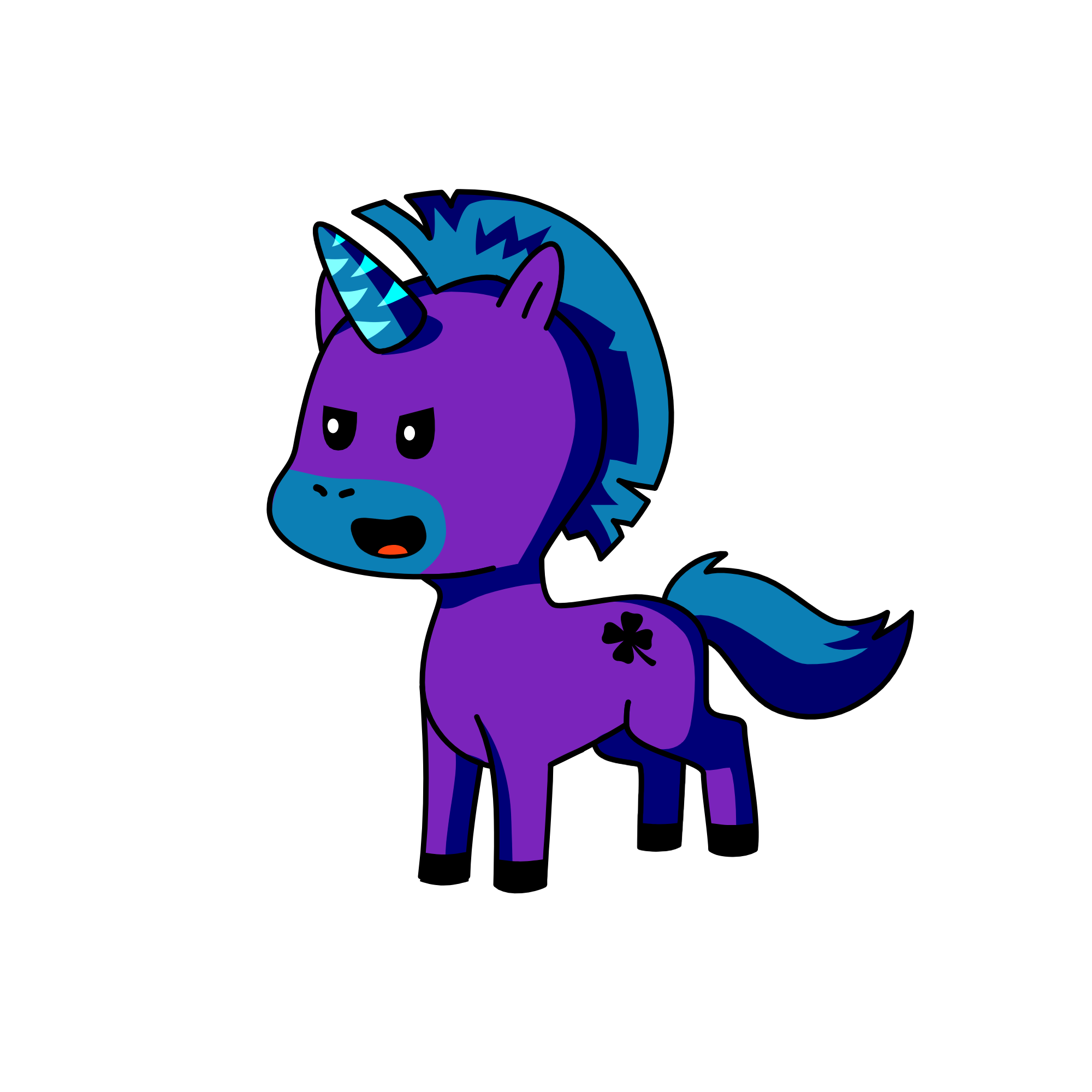 kcul dab means bad luck, the unicorn