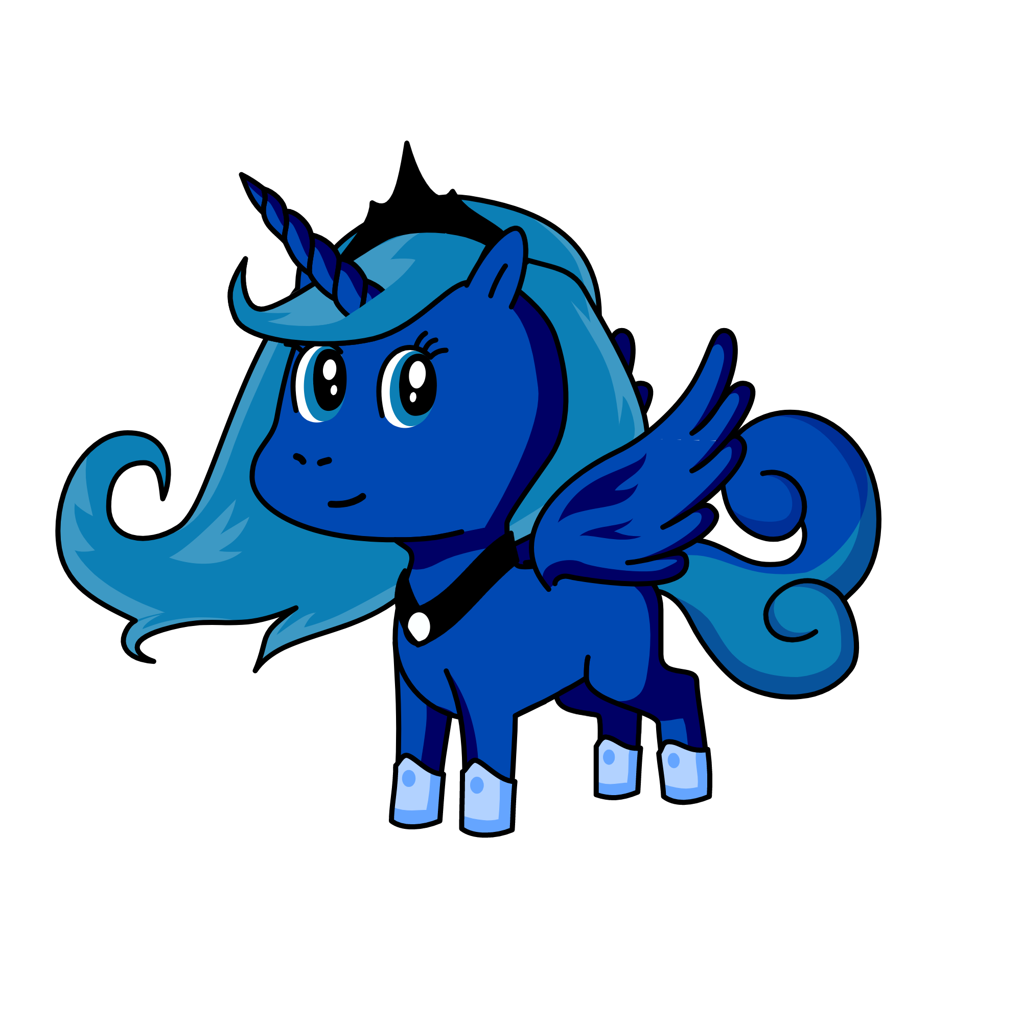princess luna, the unicorn