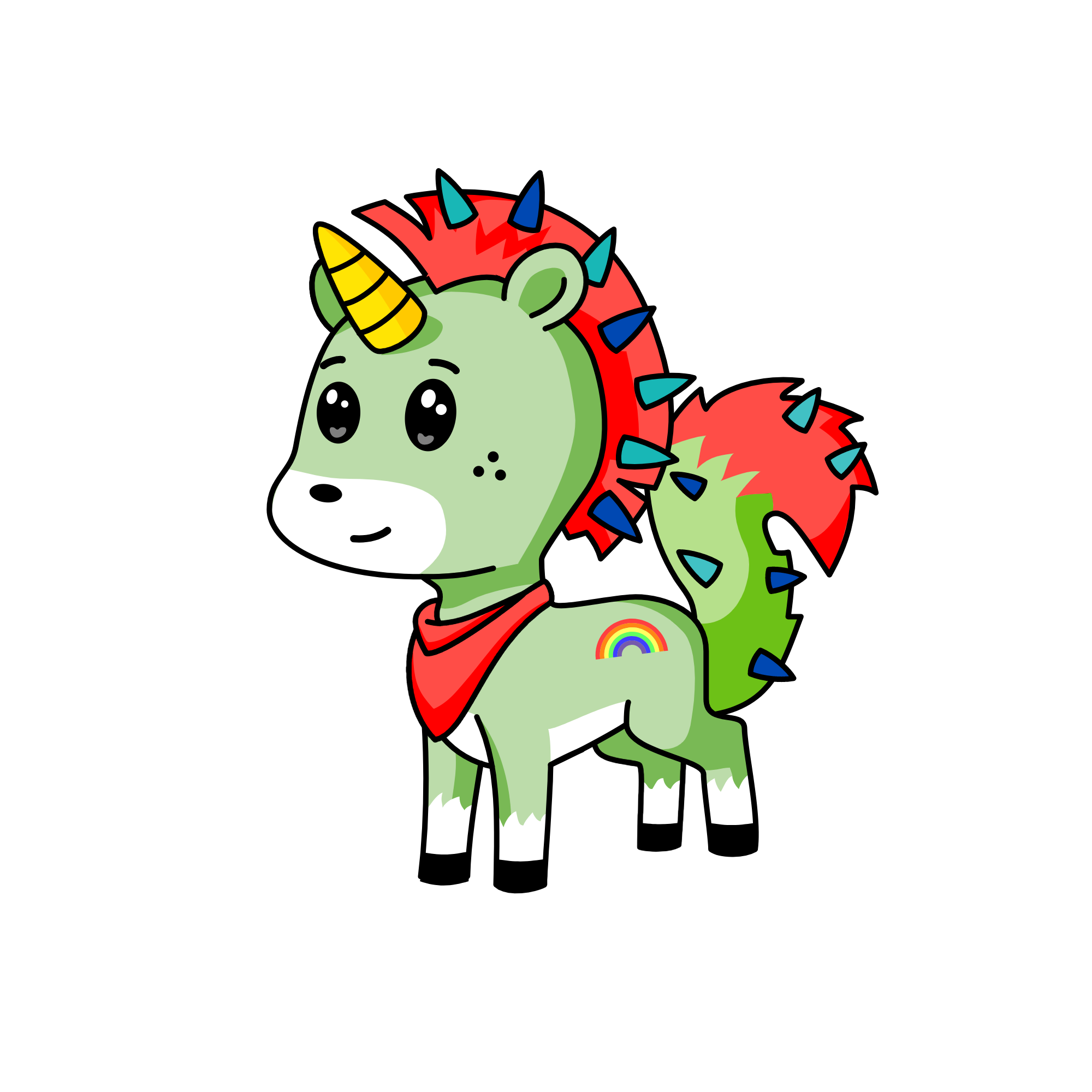Spike, the unicorn