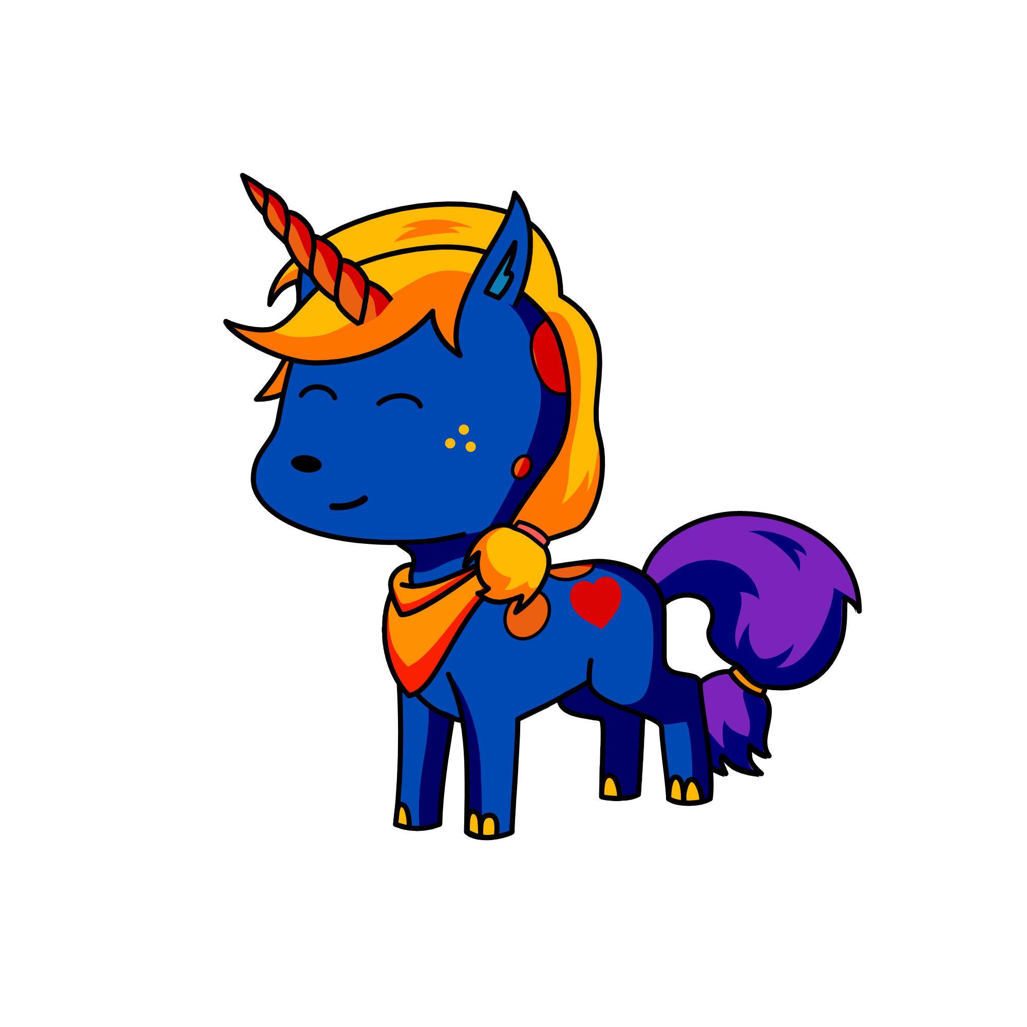 RAYNA, the unicorn