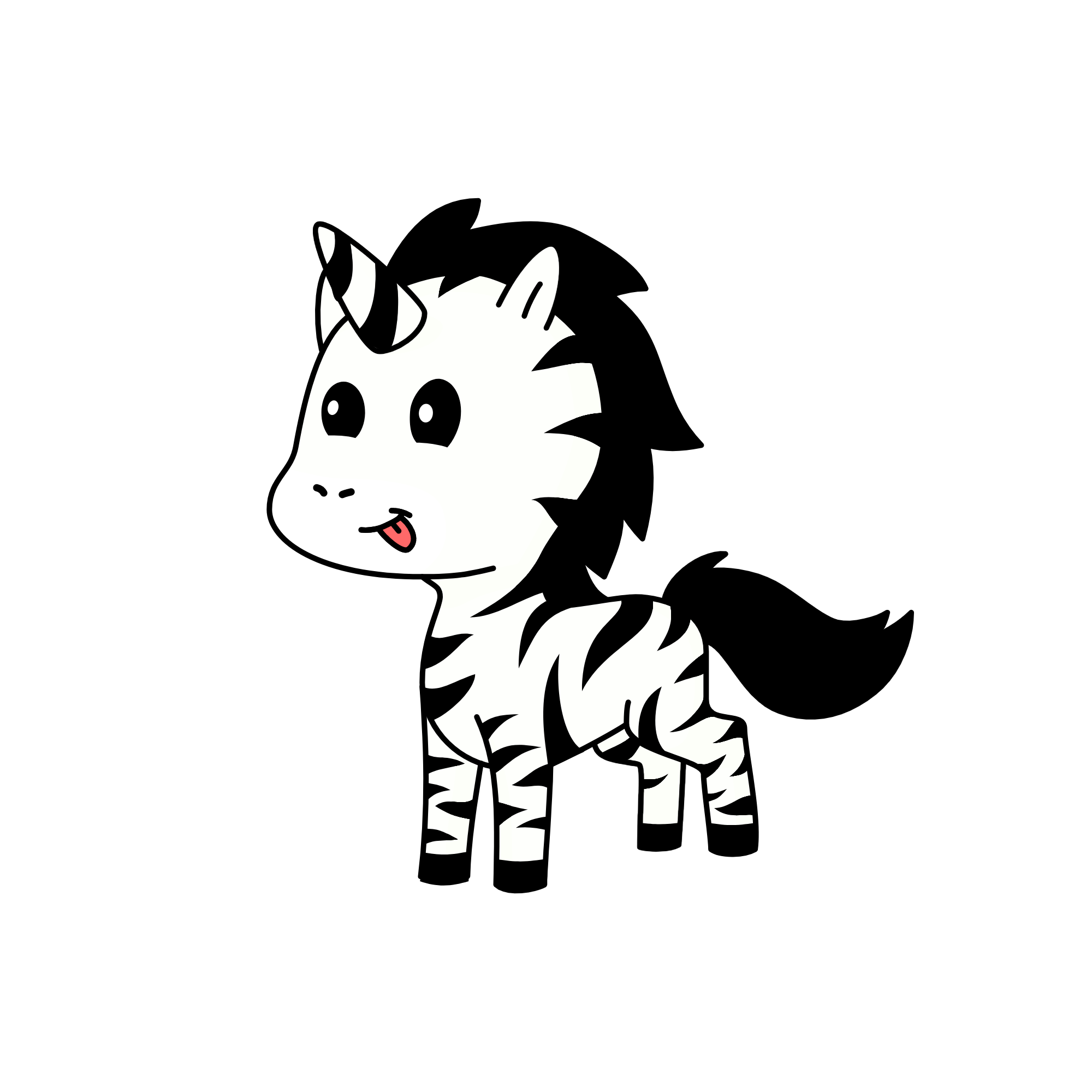 Zebra, the unicorn
