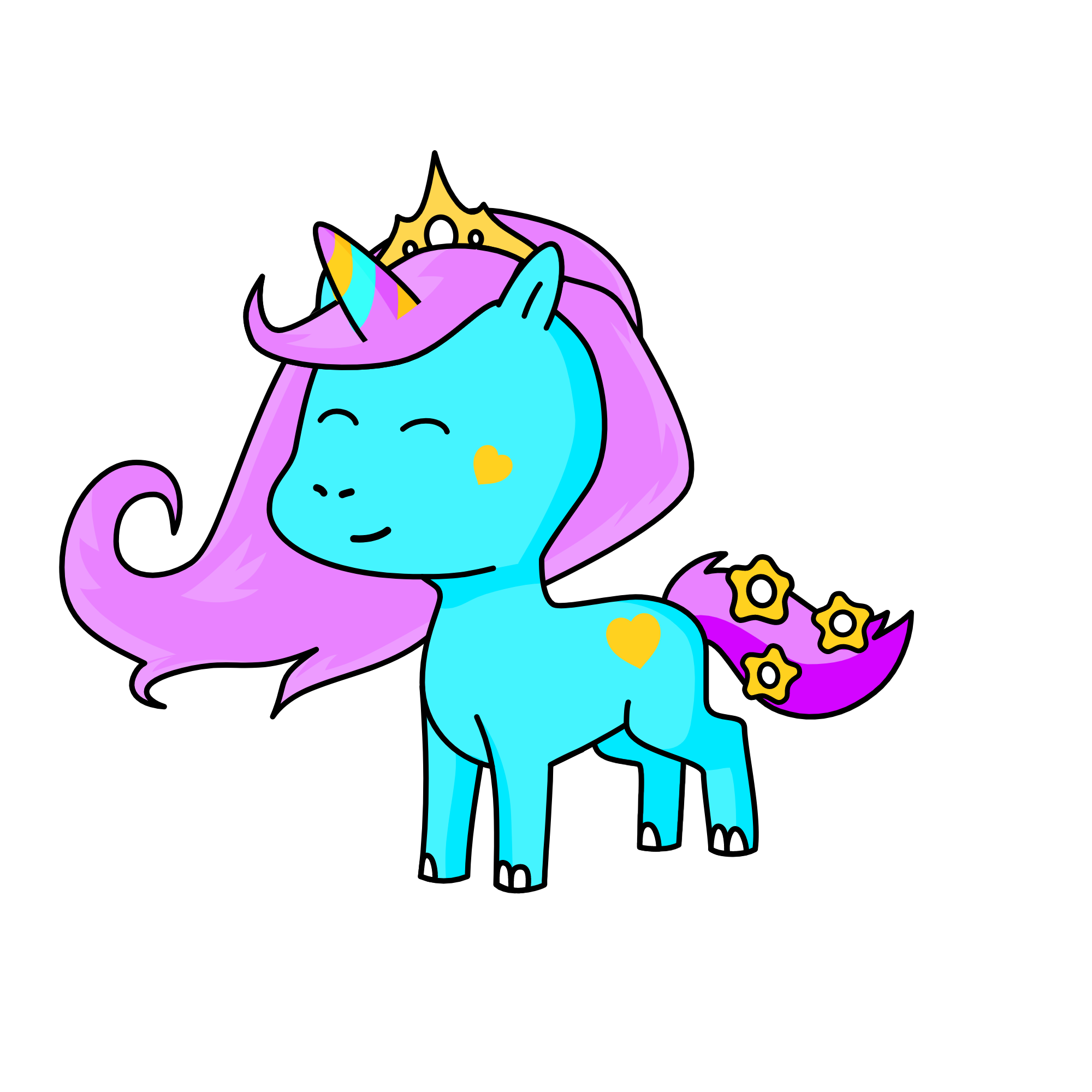 Tuti, the unicorn