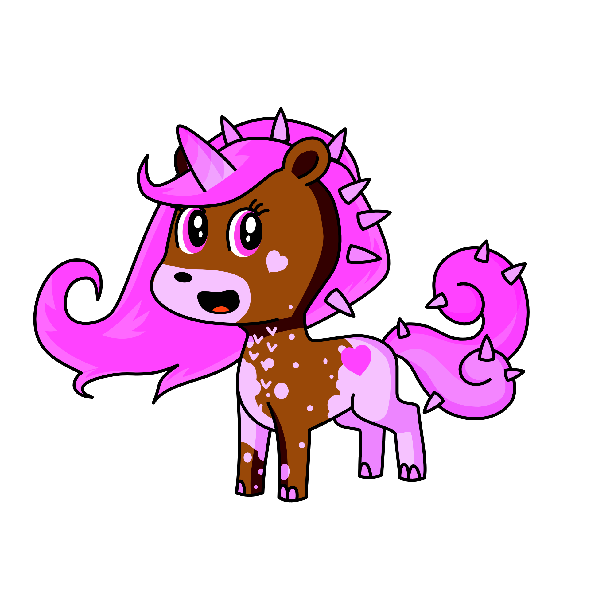 Berry Frappe, the unicorn
