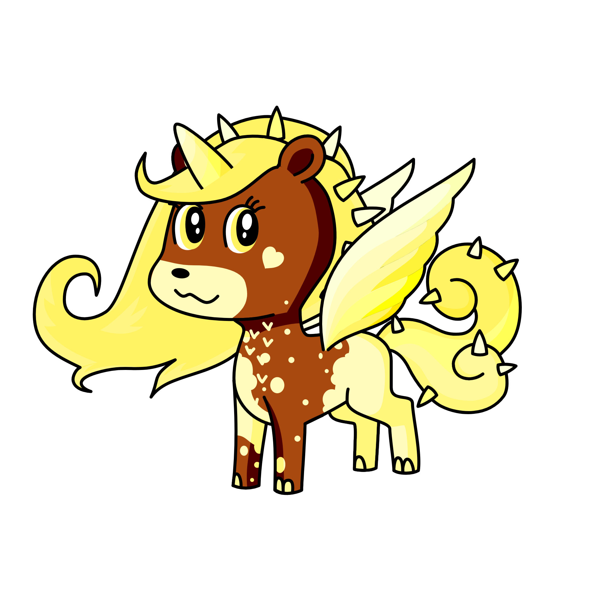 Lemon Frappe, the unicorn