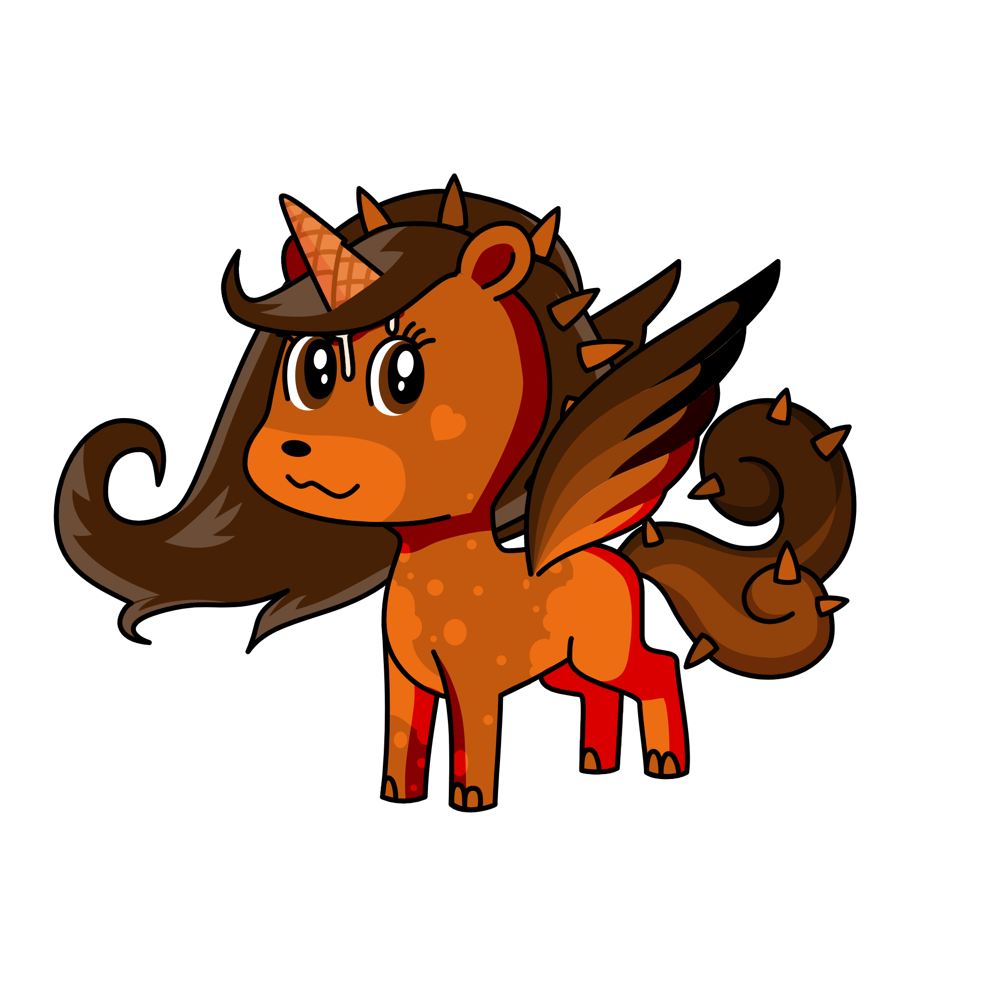 Mocha Frappe, the unicorn