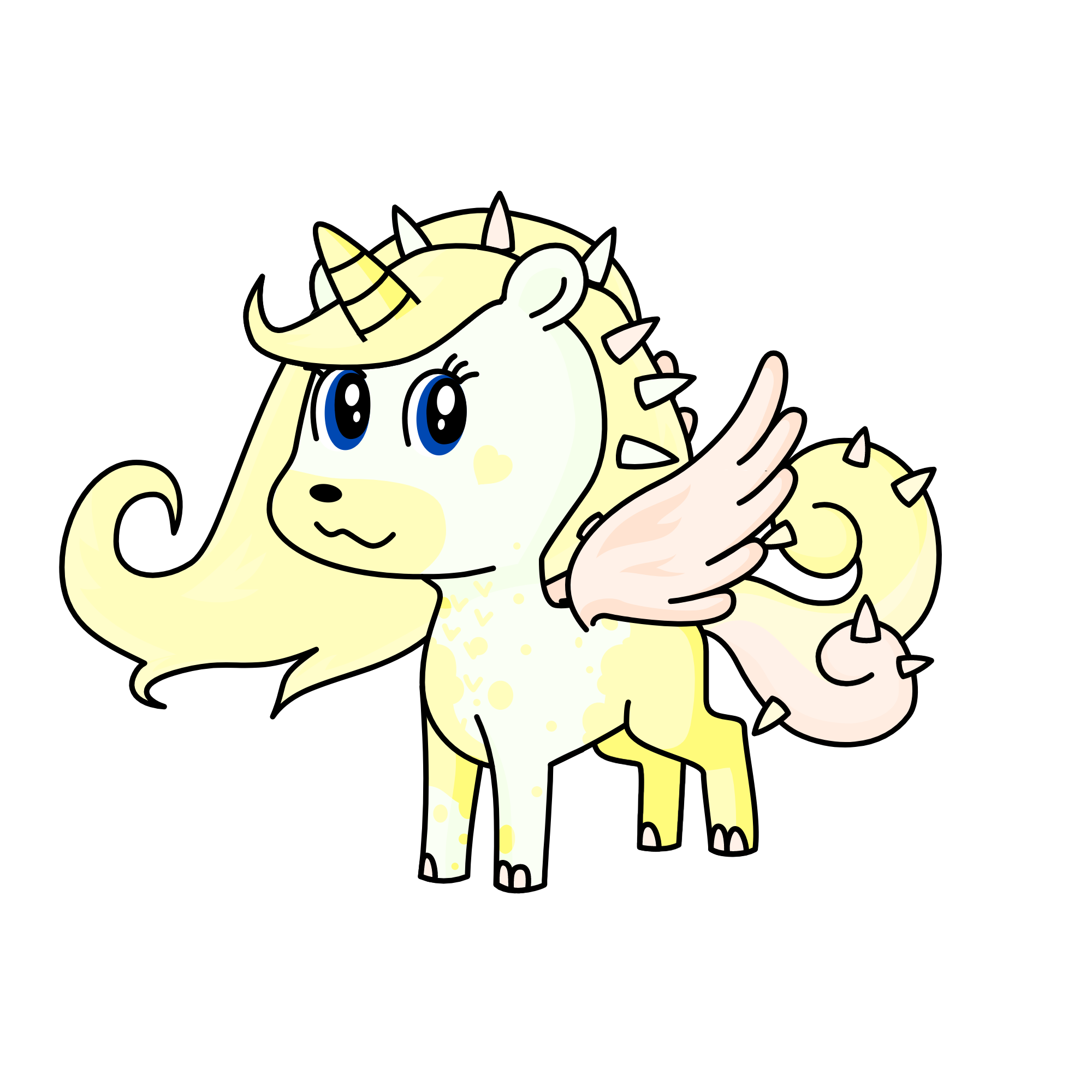 Vanilla Frappe, the unicorn