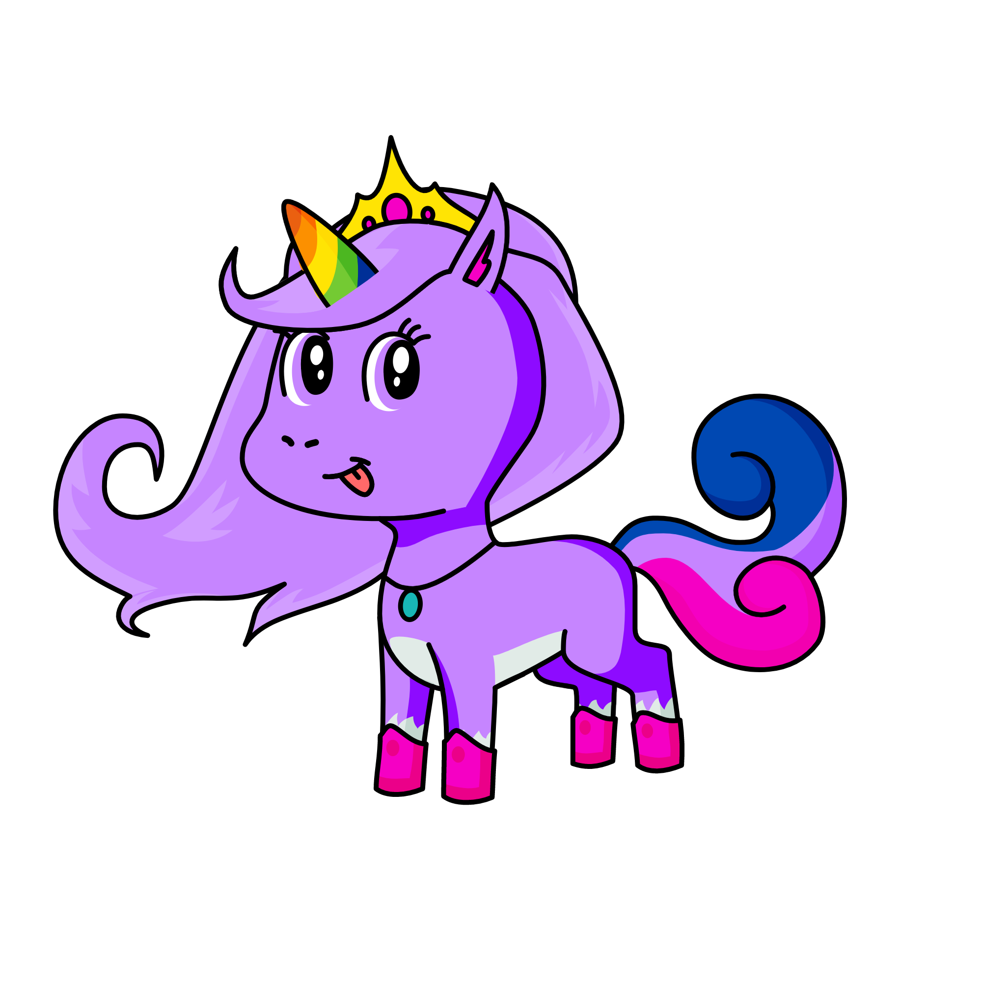 Olia, the unicorn