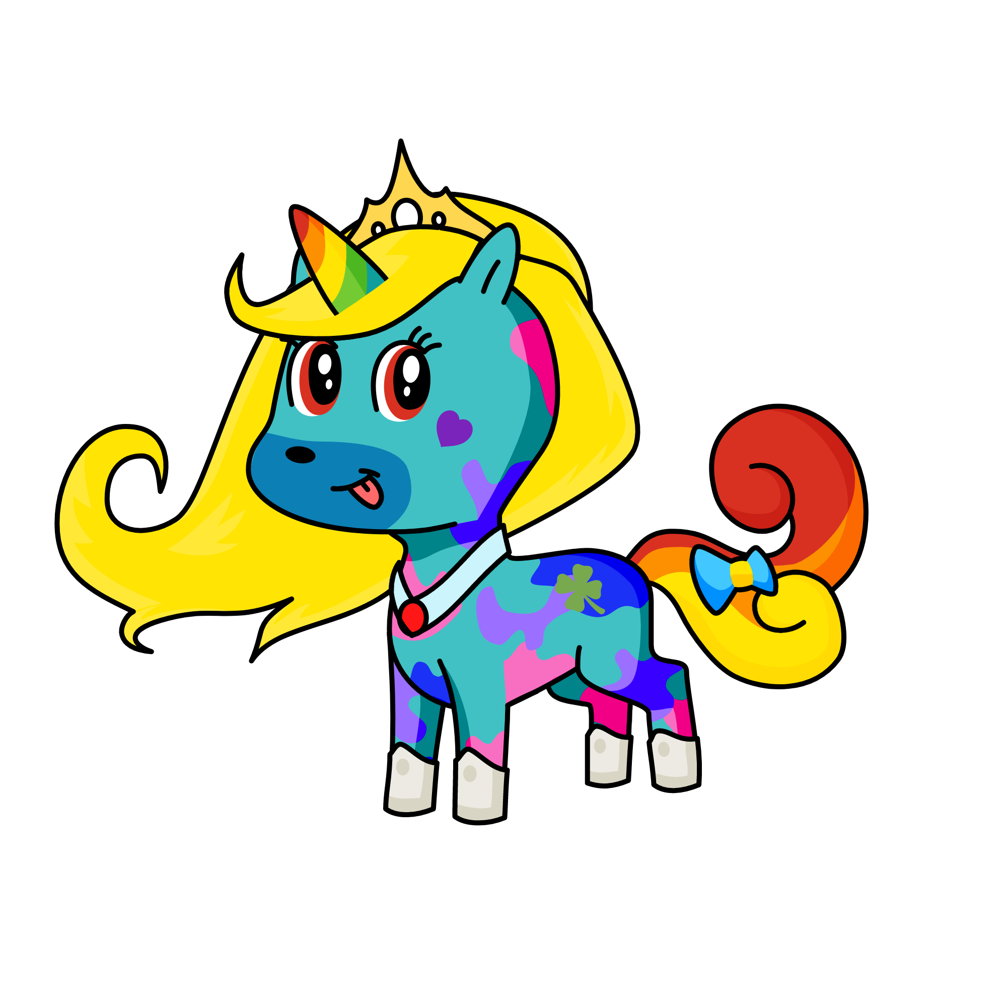 Lucky, the unicorn