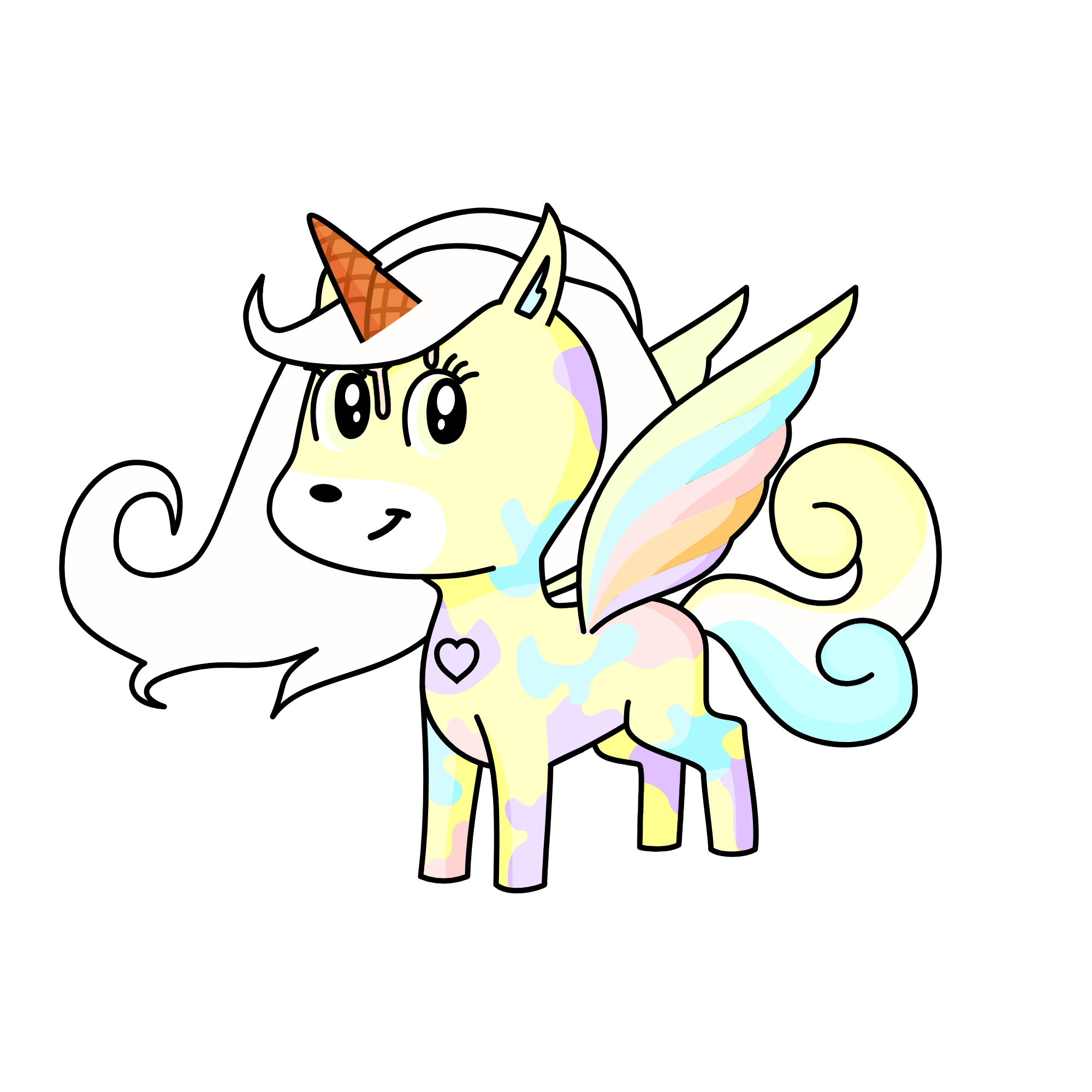 cool, the unicorn