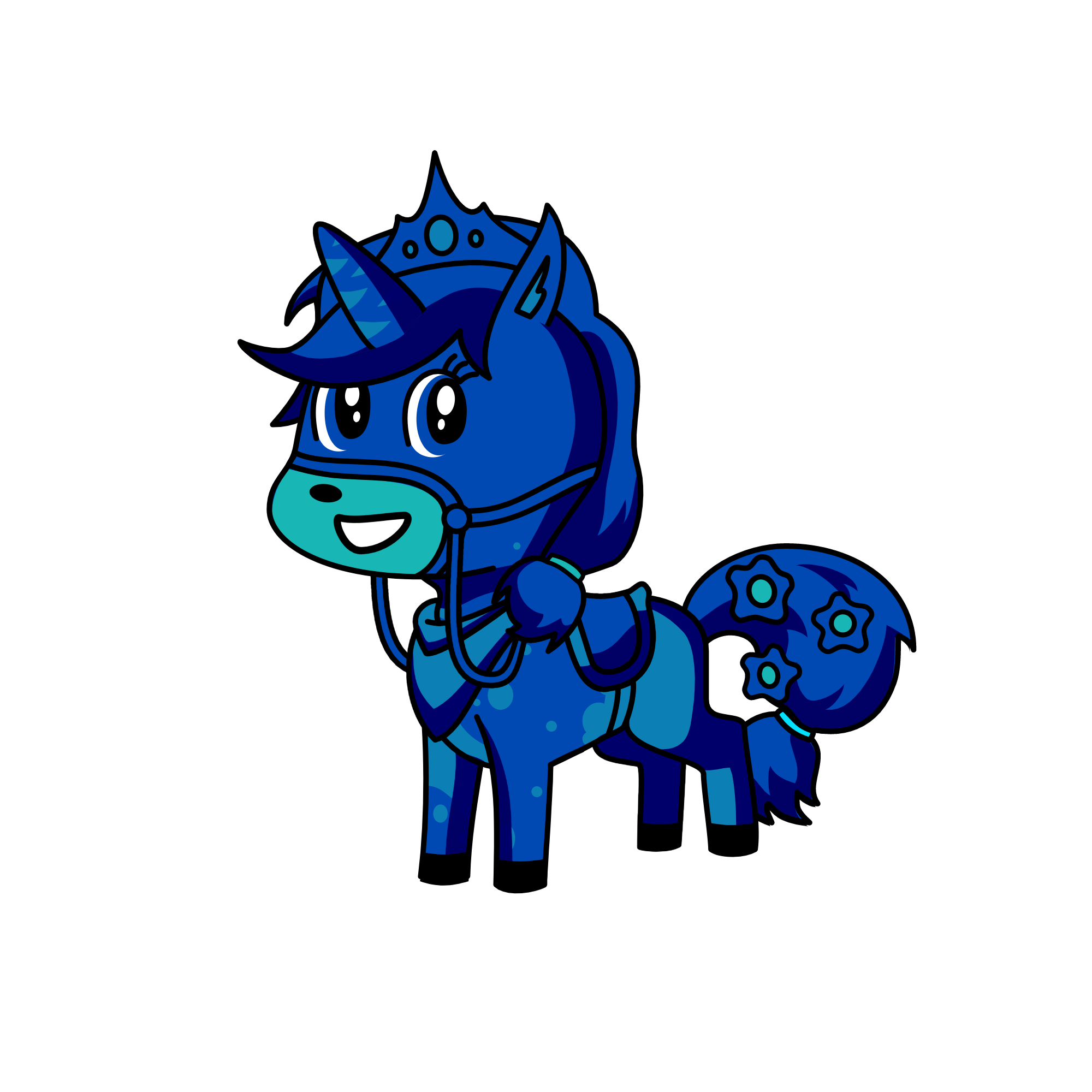 blue unicorn, the unicorn