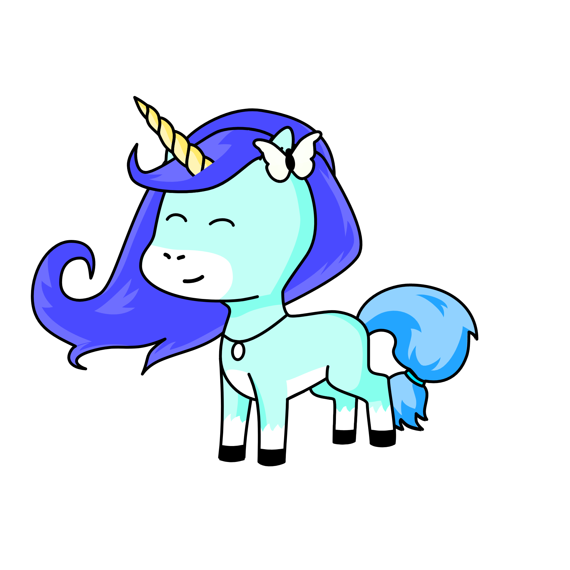 Frosty, the unicorn