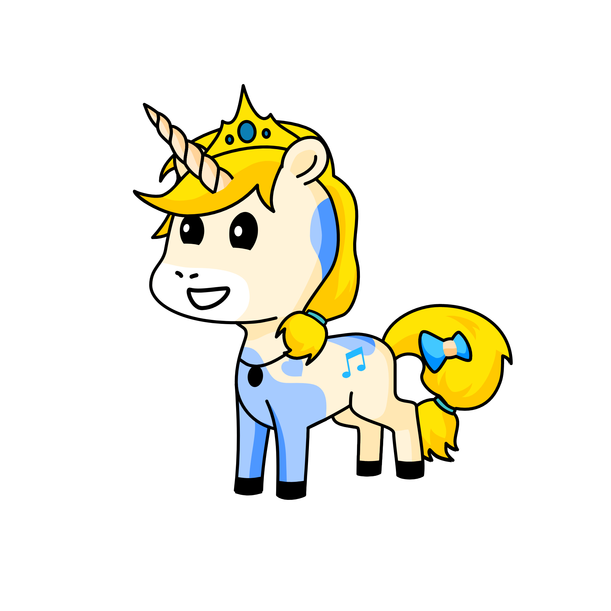 Cinderella, the unicorn