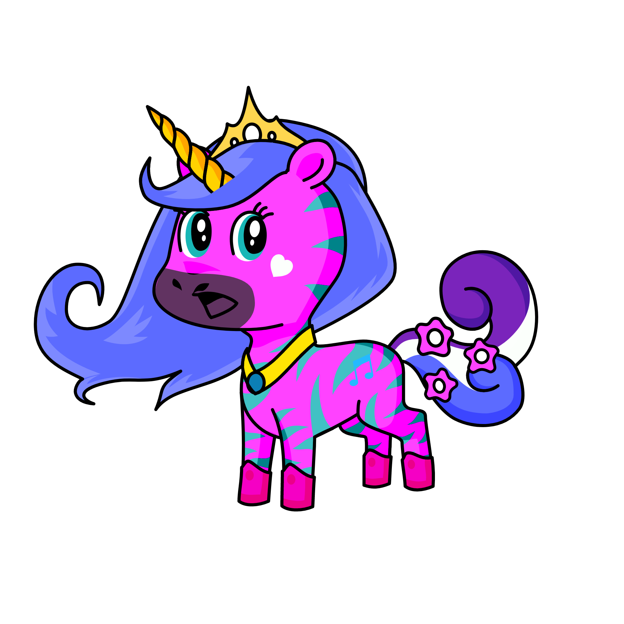 Alise. Music unicorn, the unicorn