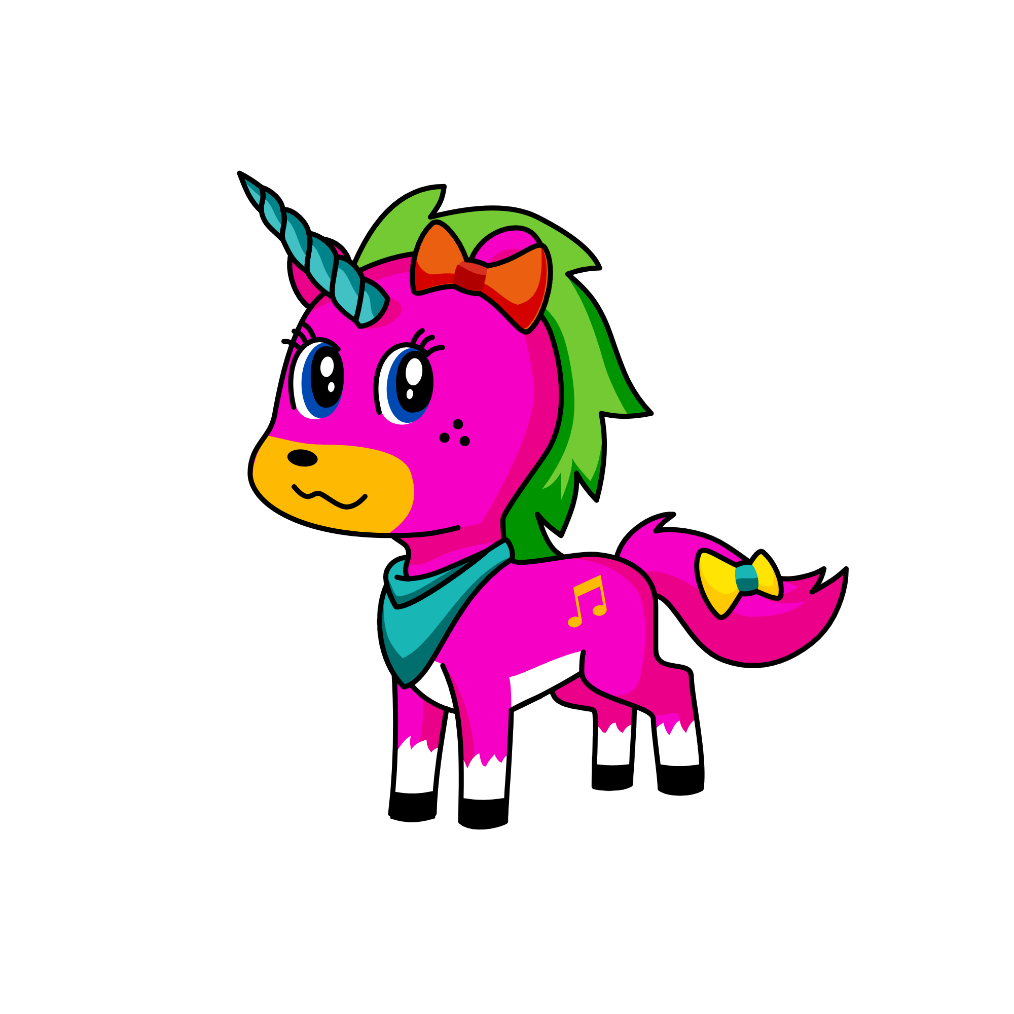 dolphin, the unicorn