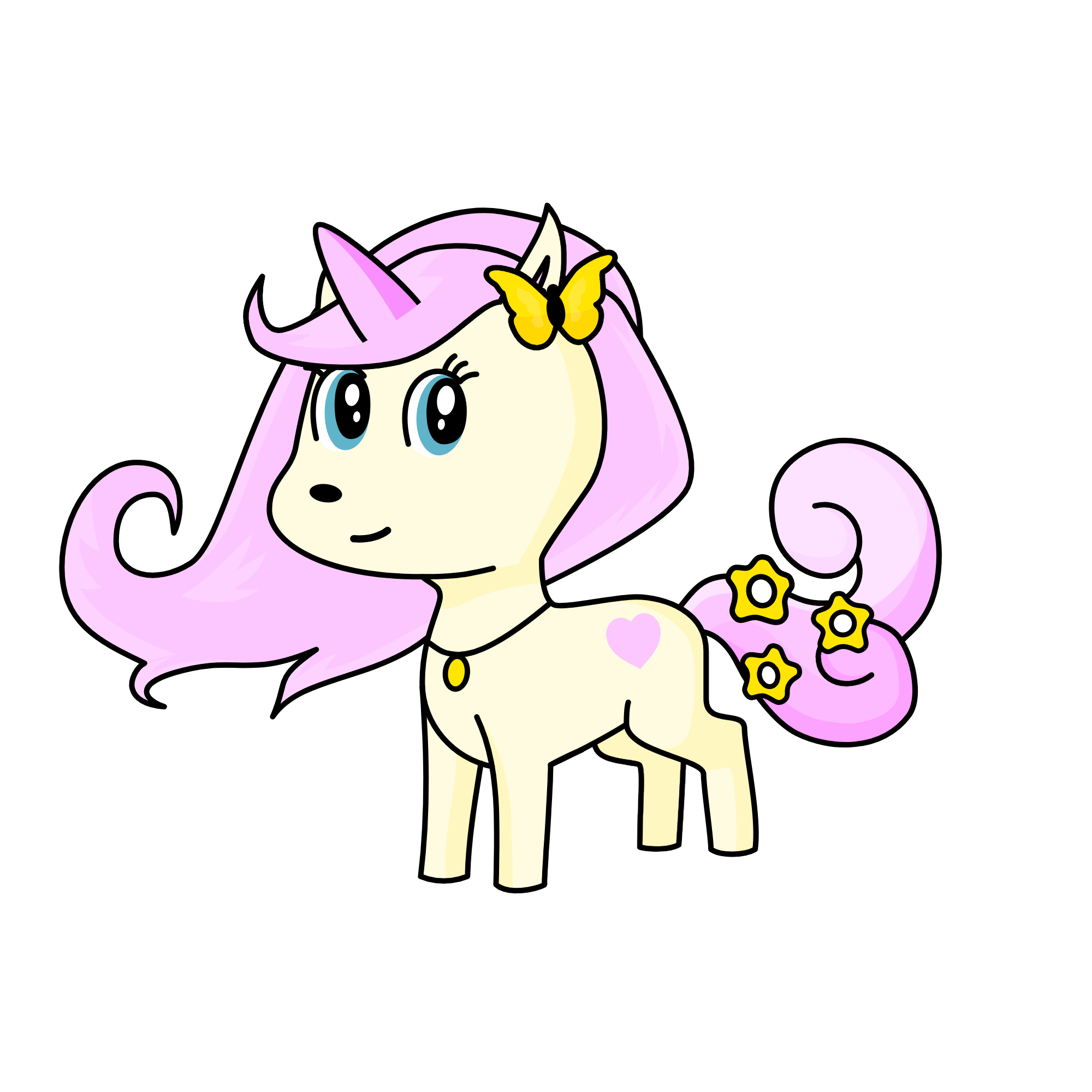 Fluttershy, the unicorn