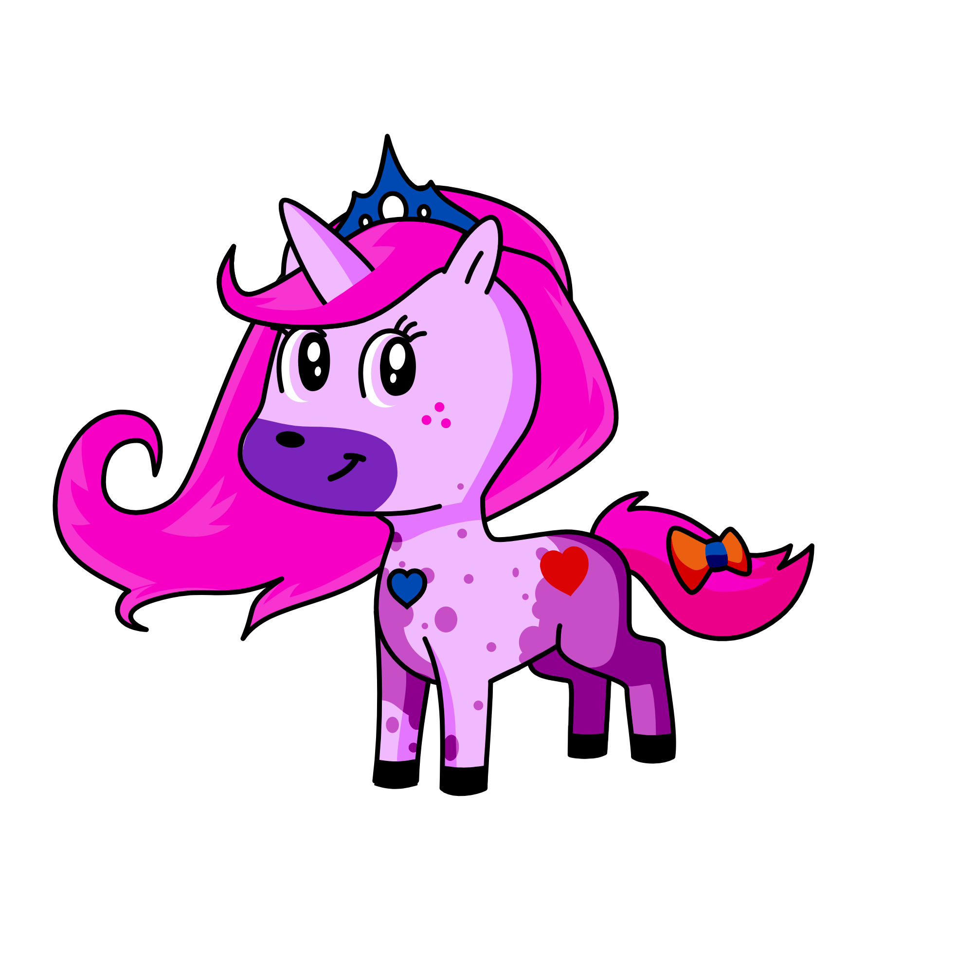 hBv girl, the unicorn
