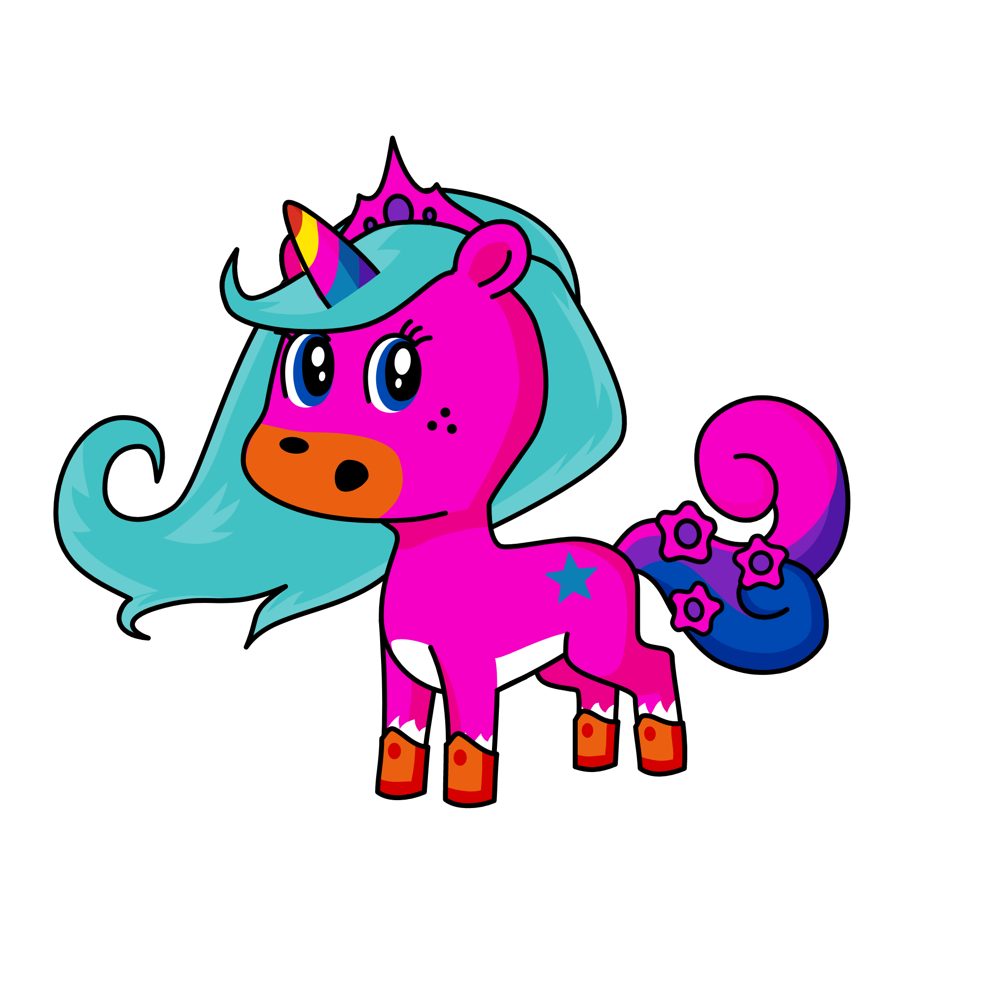Pinkie, the unicorn