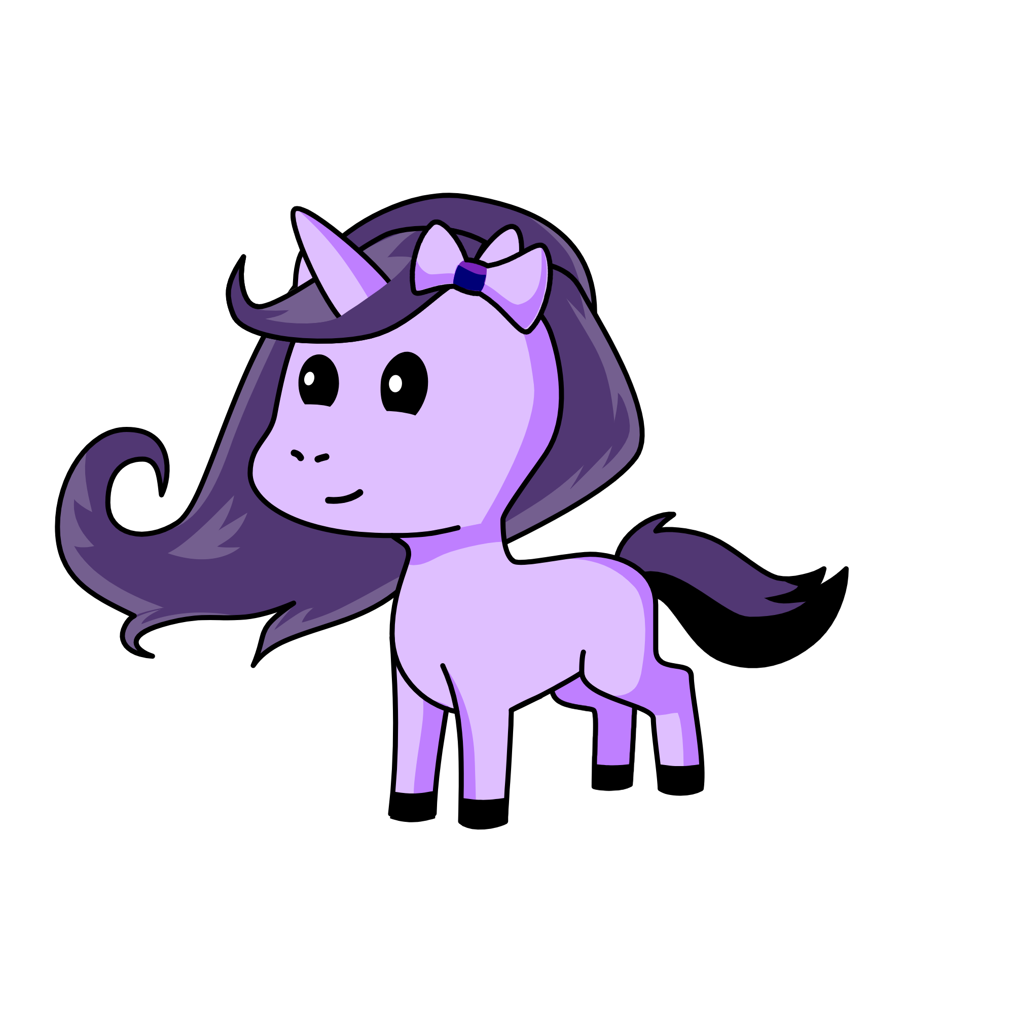 Princess Lavender, the unicorn