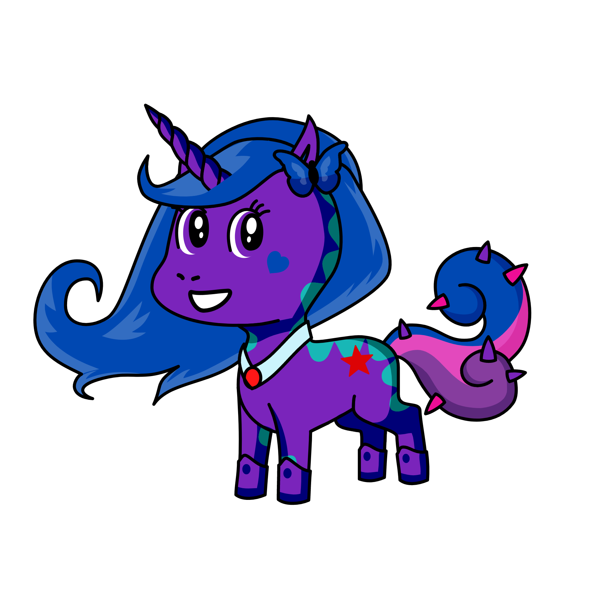 Luna, the unicorn