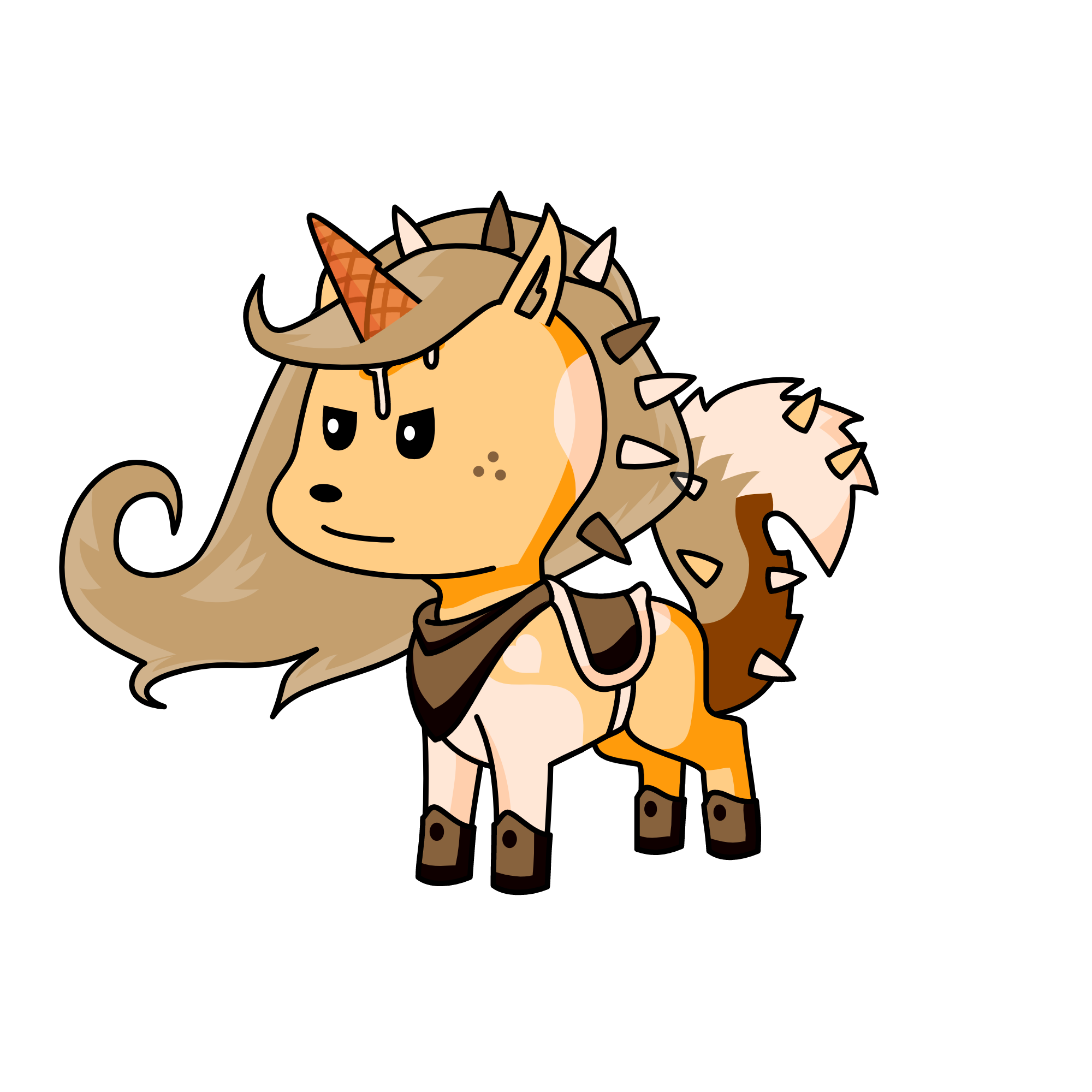CreamyCone, the unicorn