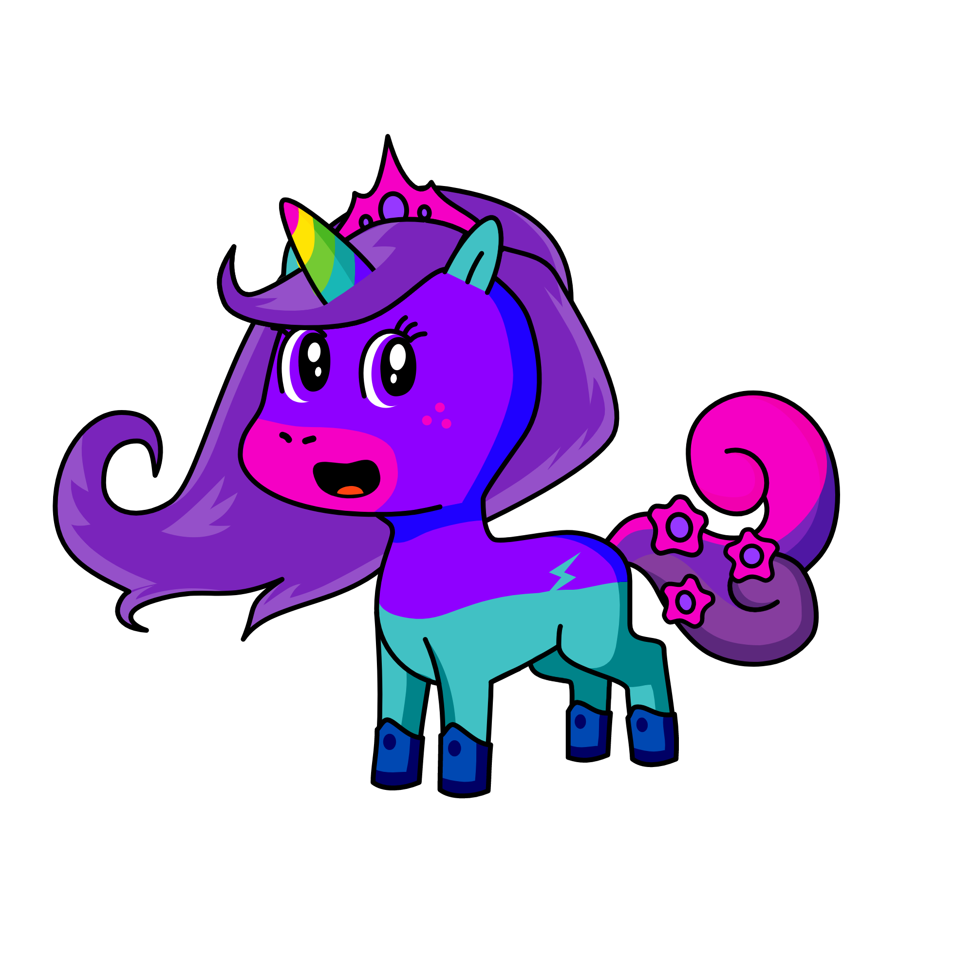 Princess Cayley, the unicorn