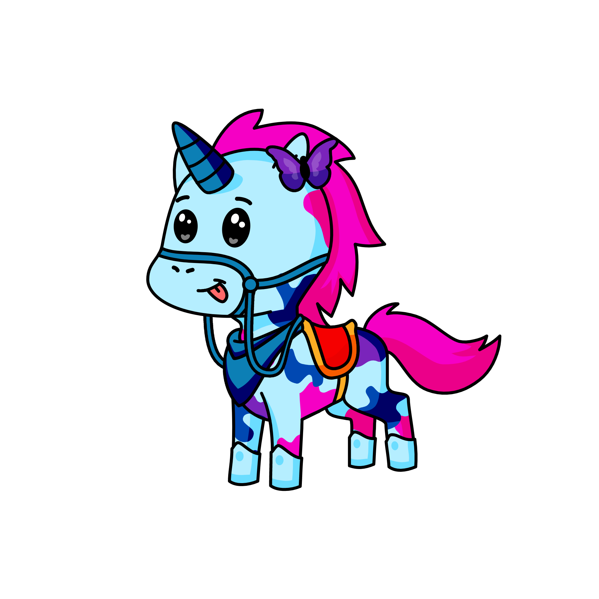 Rainbows, the unicorn