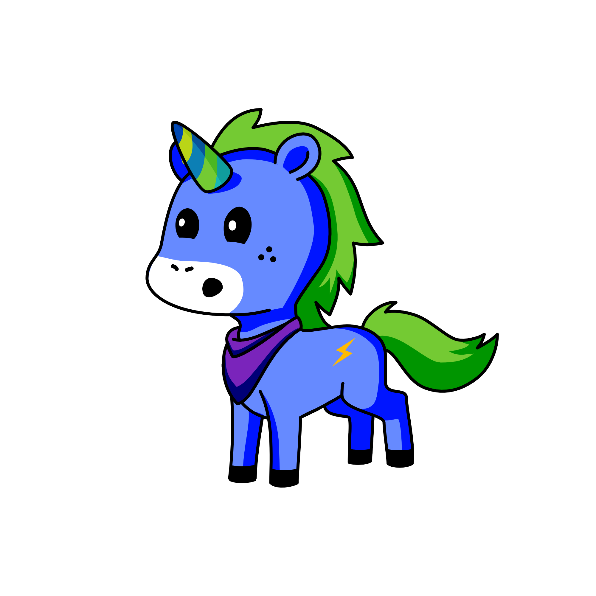 Chase, the unicorn