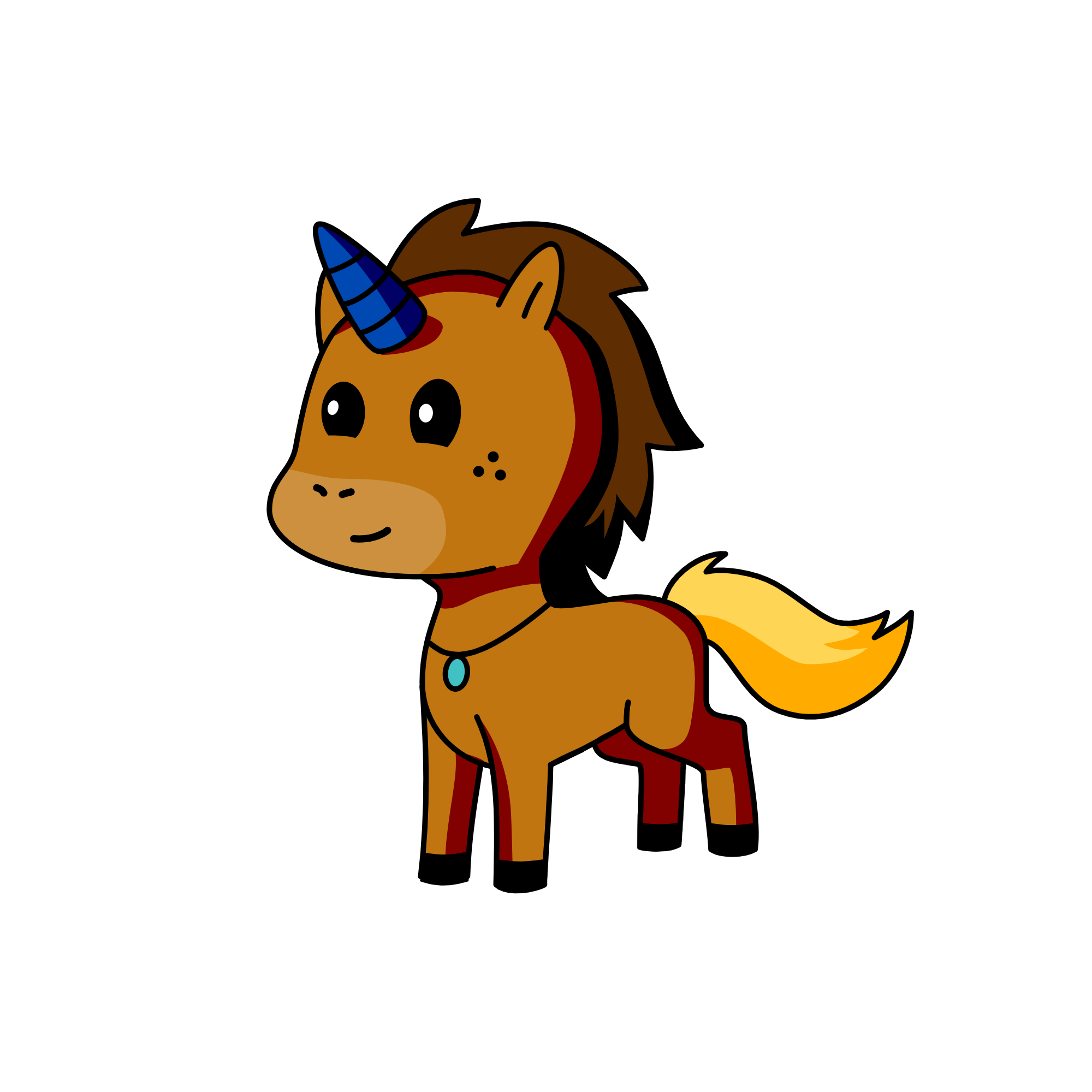 Brownie!!!, the unicorn