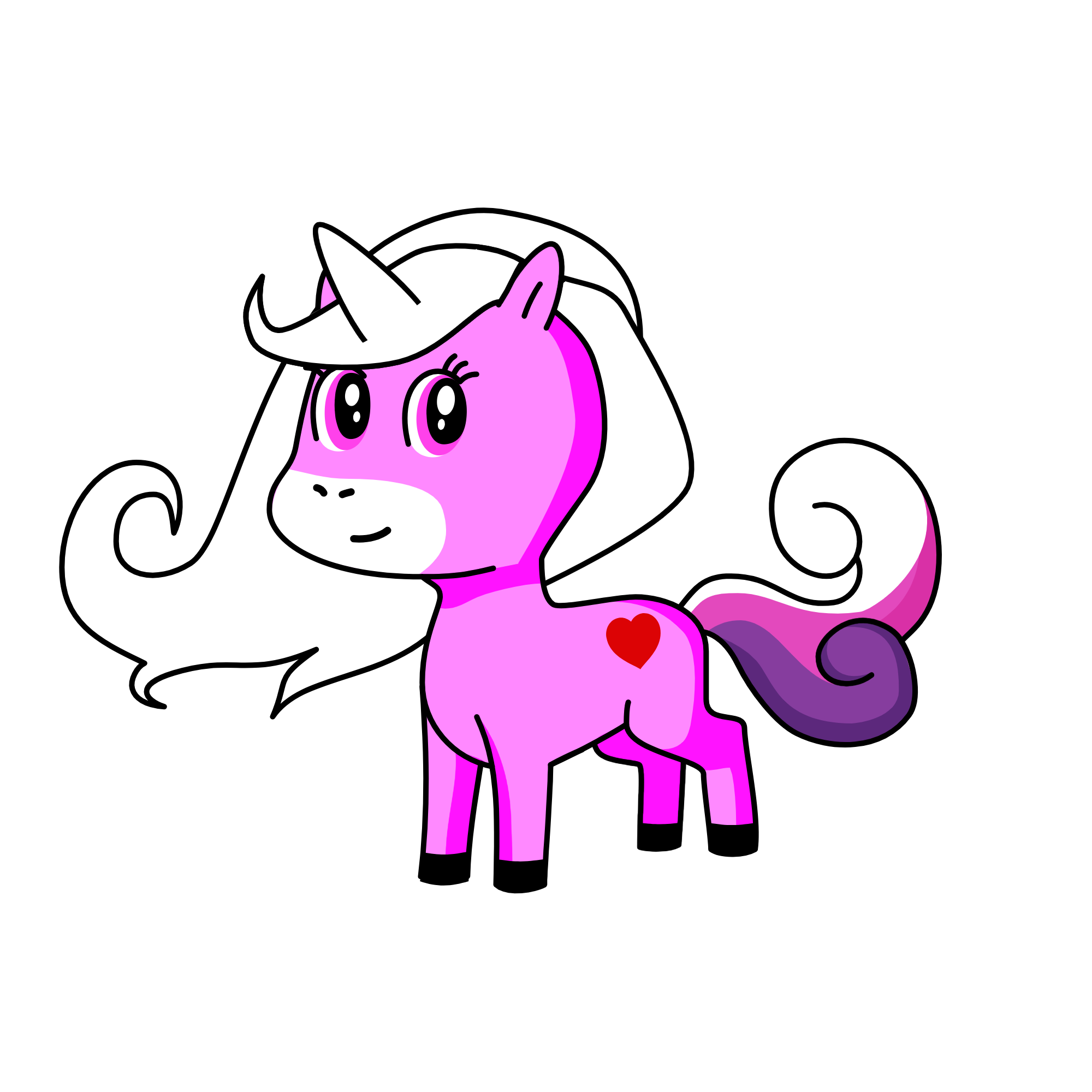 Pinkie, the unicorn