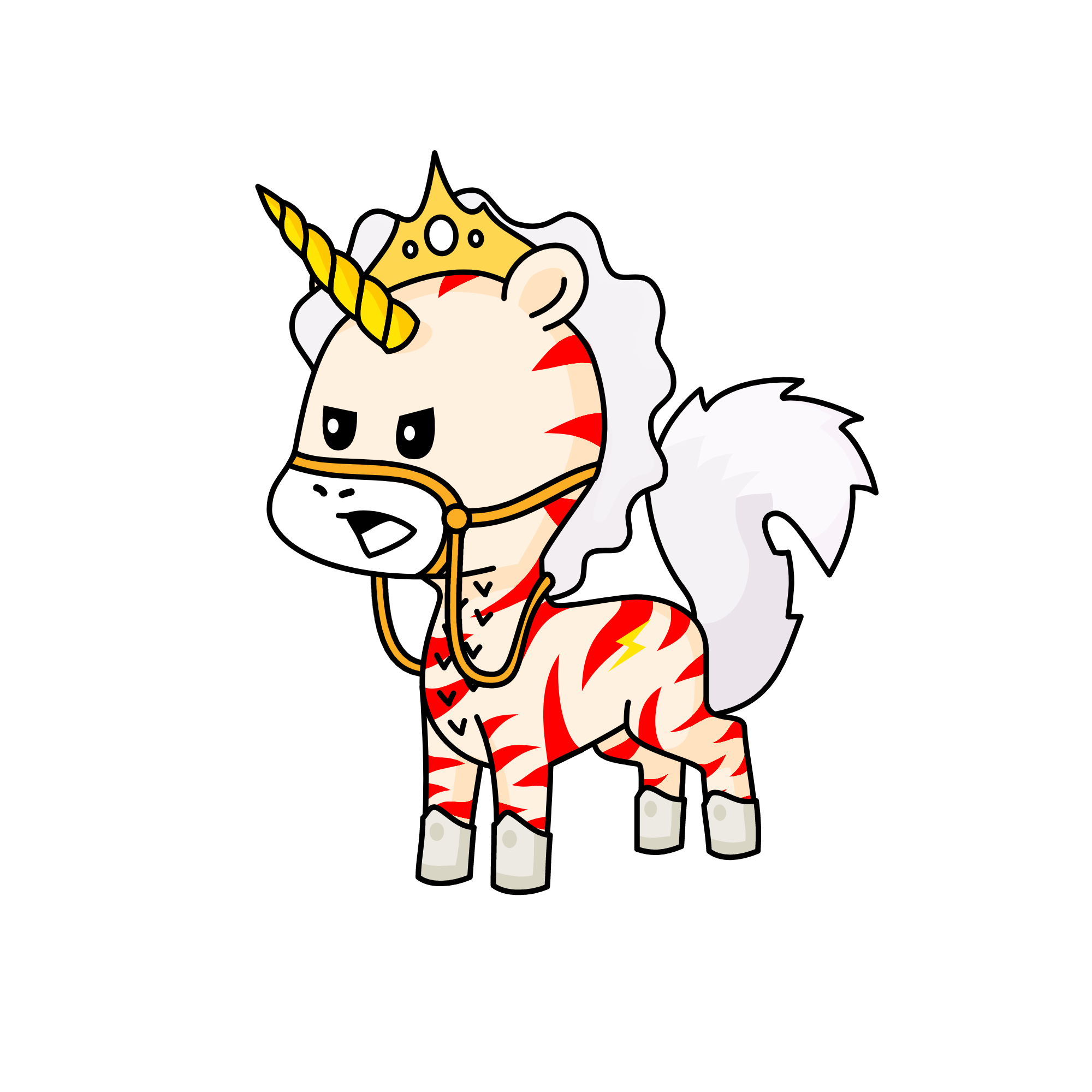 King George lll, the unicorn