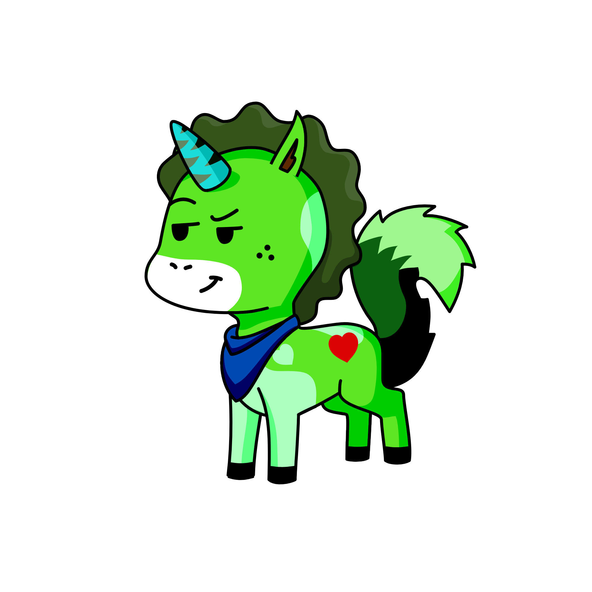 GRENDI, the unicorn