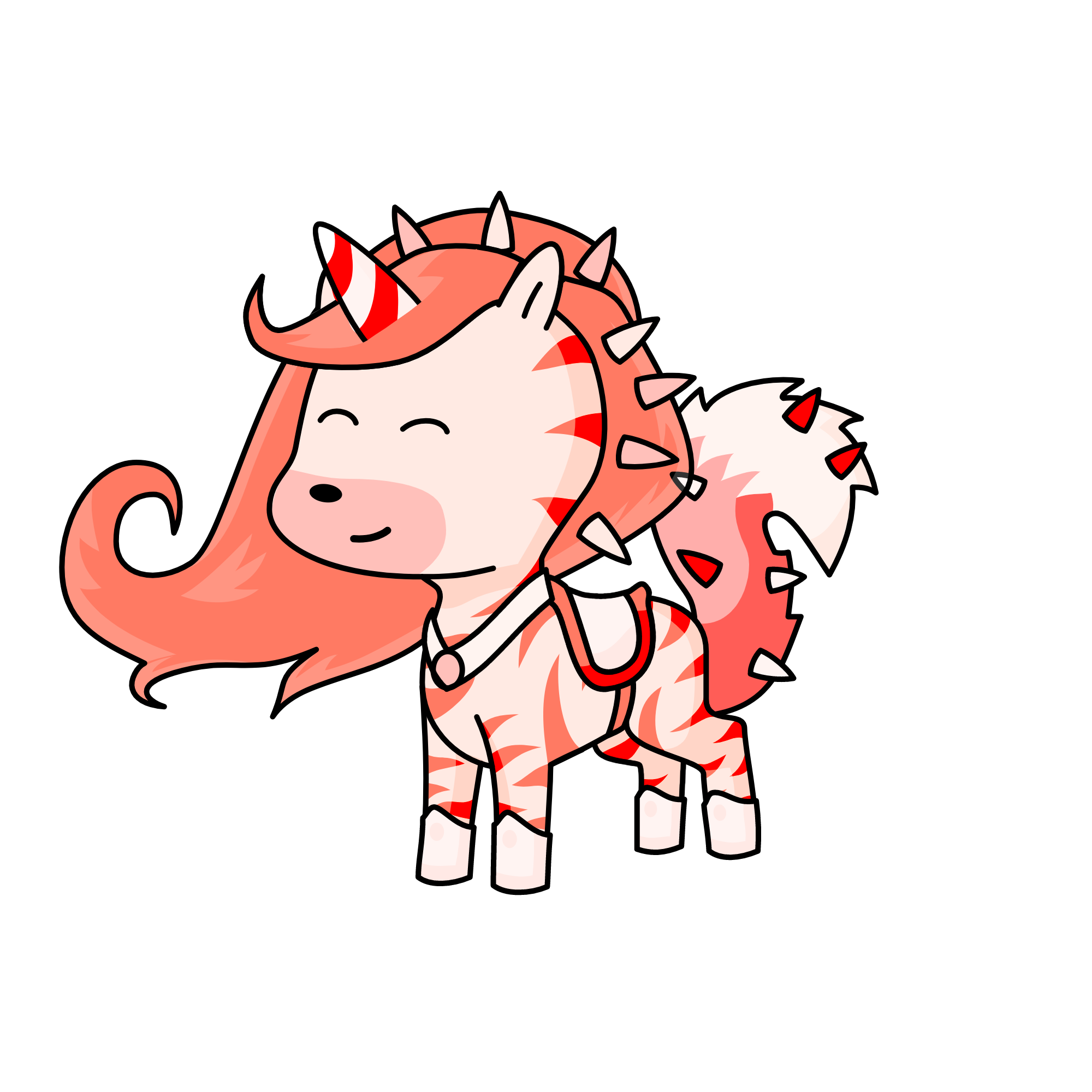 Candycane, the unicorn