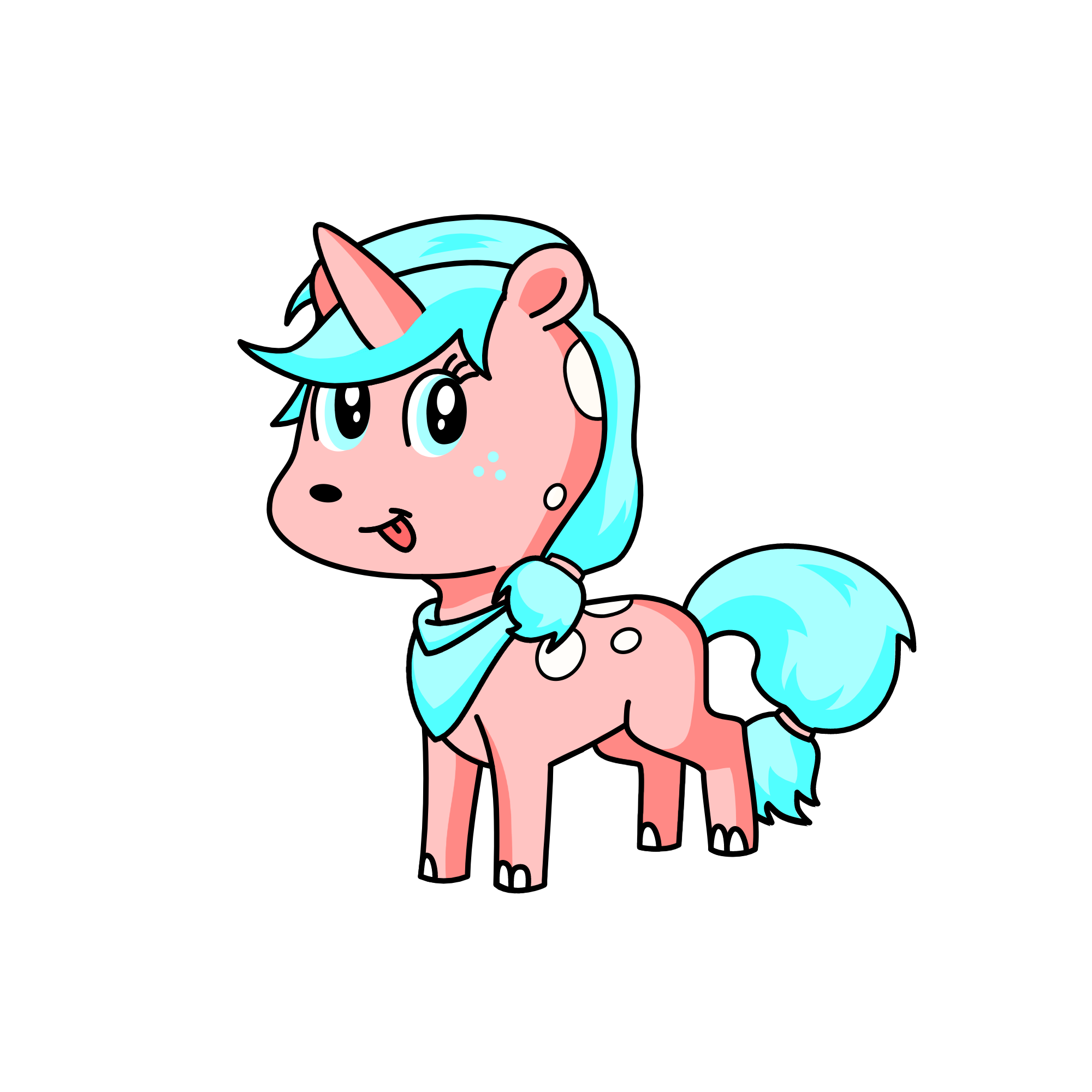 Bubblegum, the unicorn