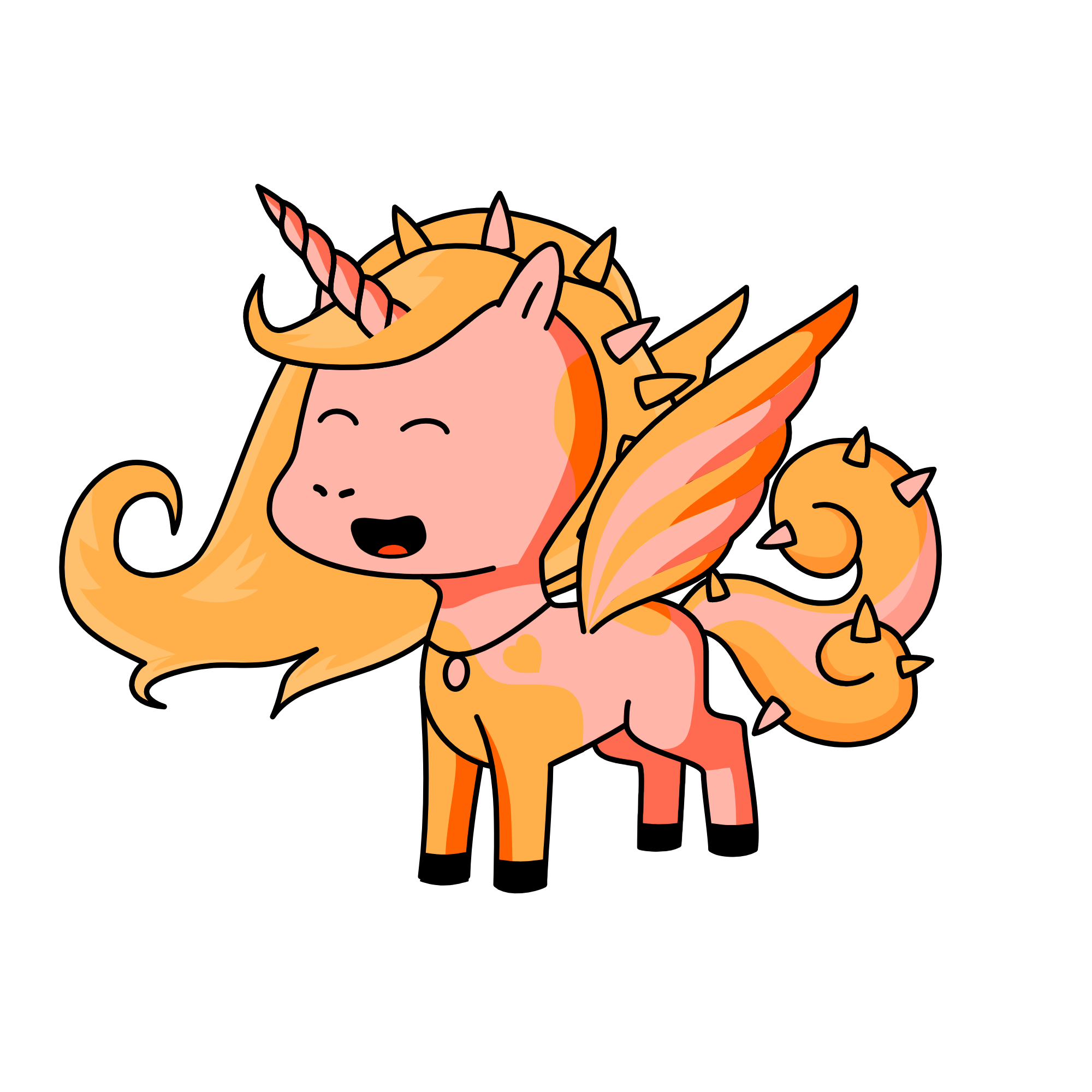 Caramel, the unicorn