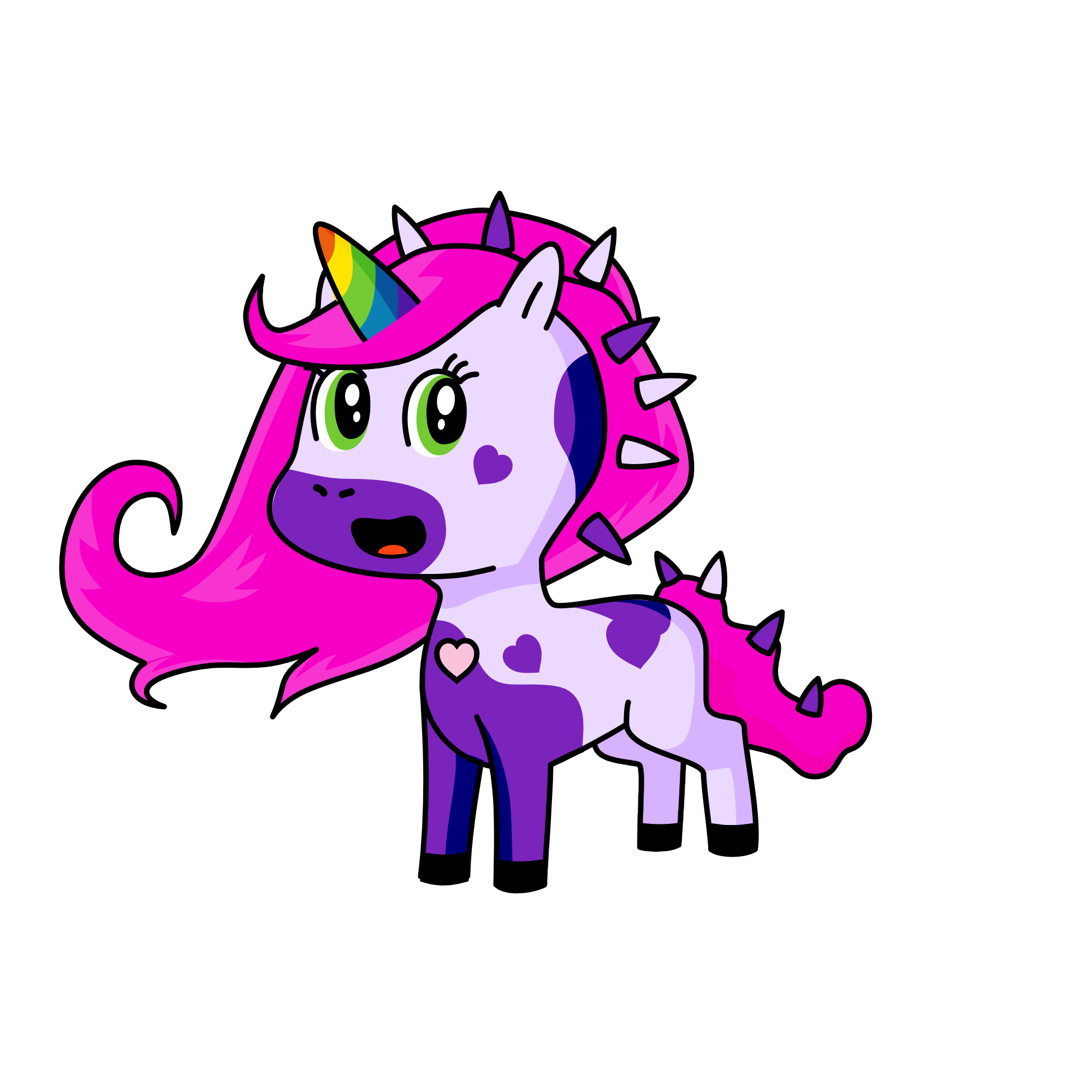 Popstar, the unicorn