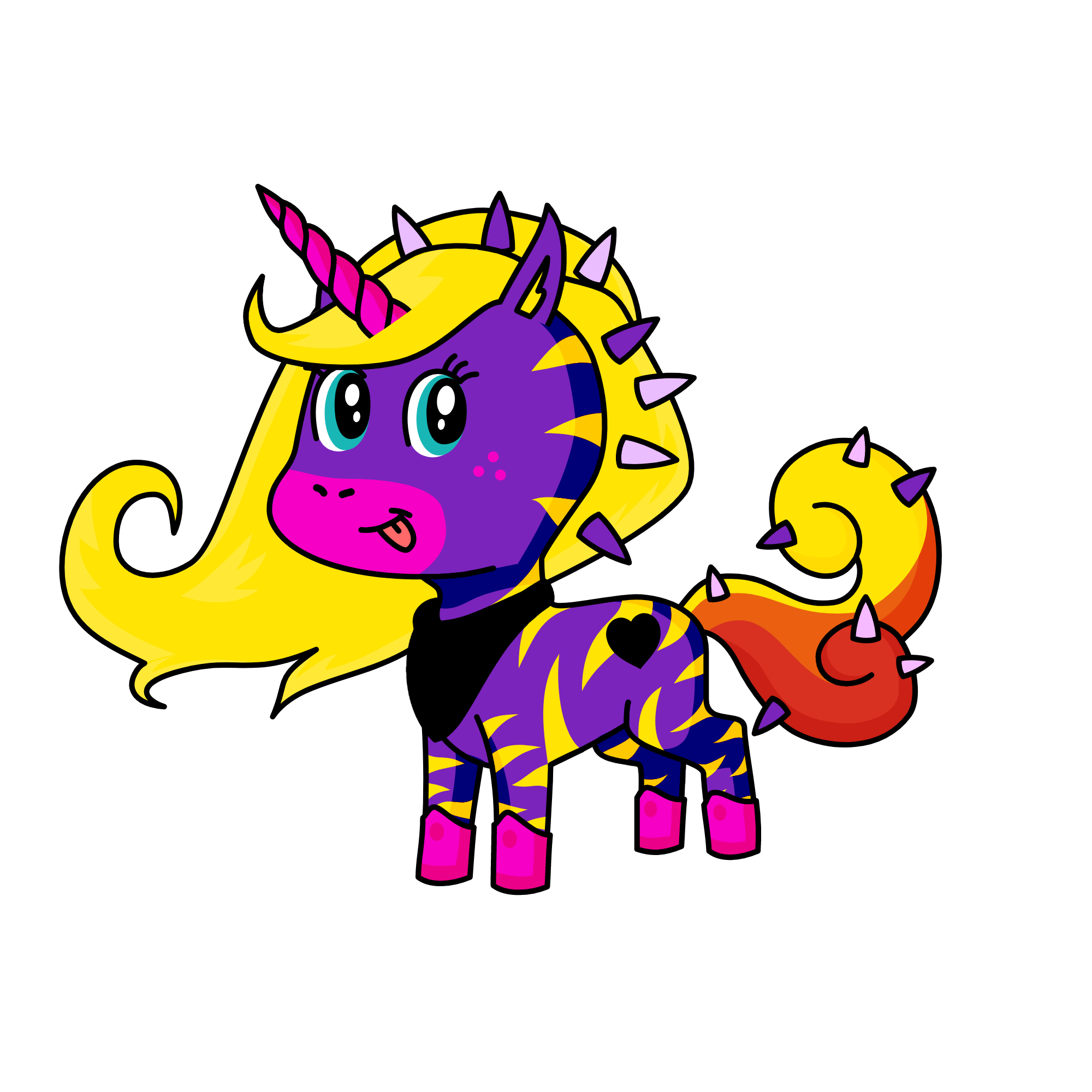 Elle, the unicorn