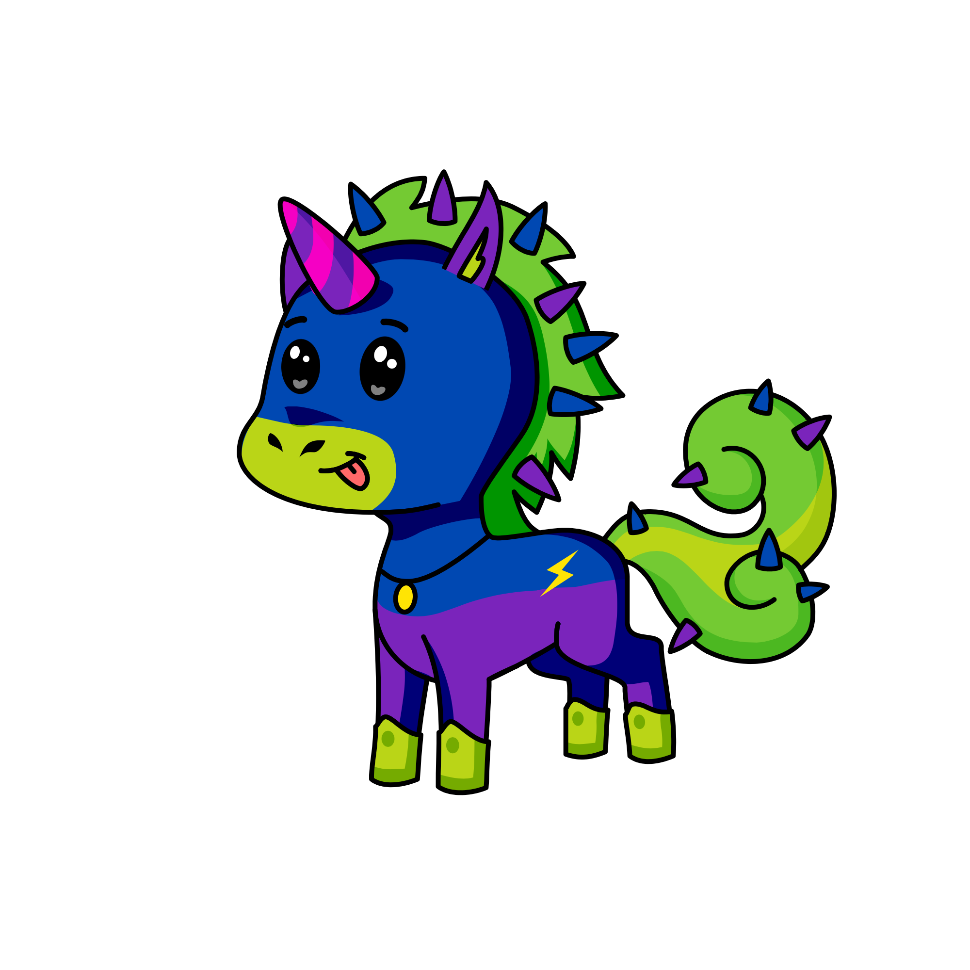 Pivvy, the unicorn