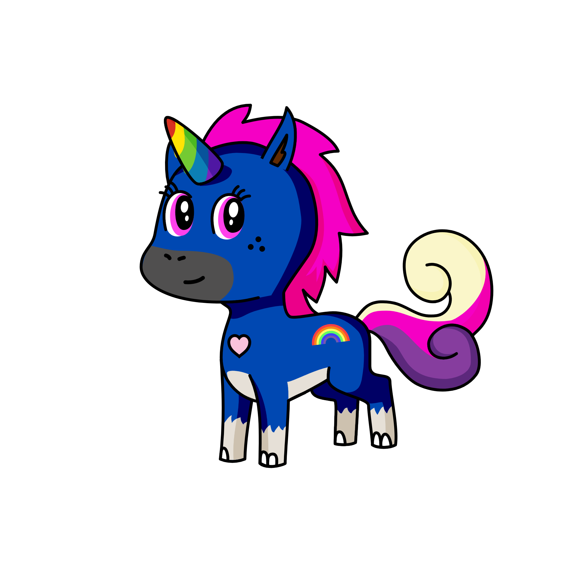 poop, the unicorn