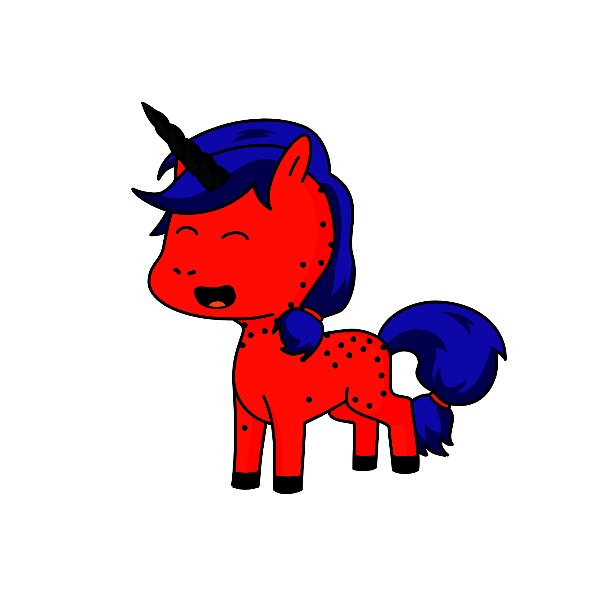 Ladybug, the unicorn