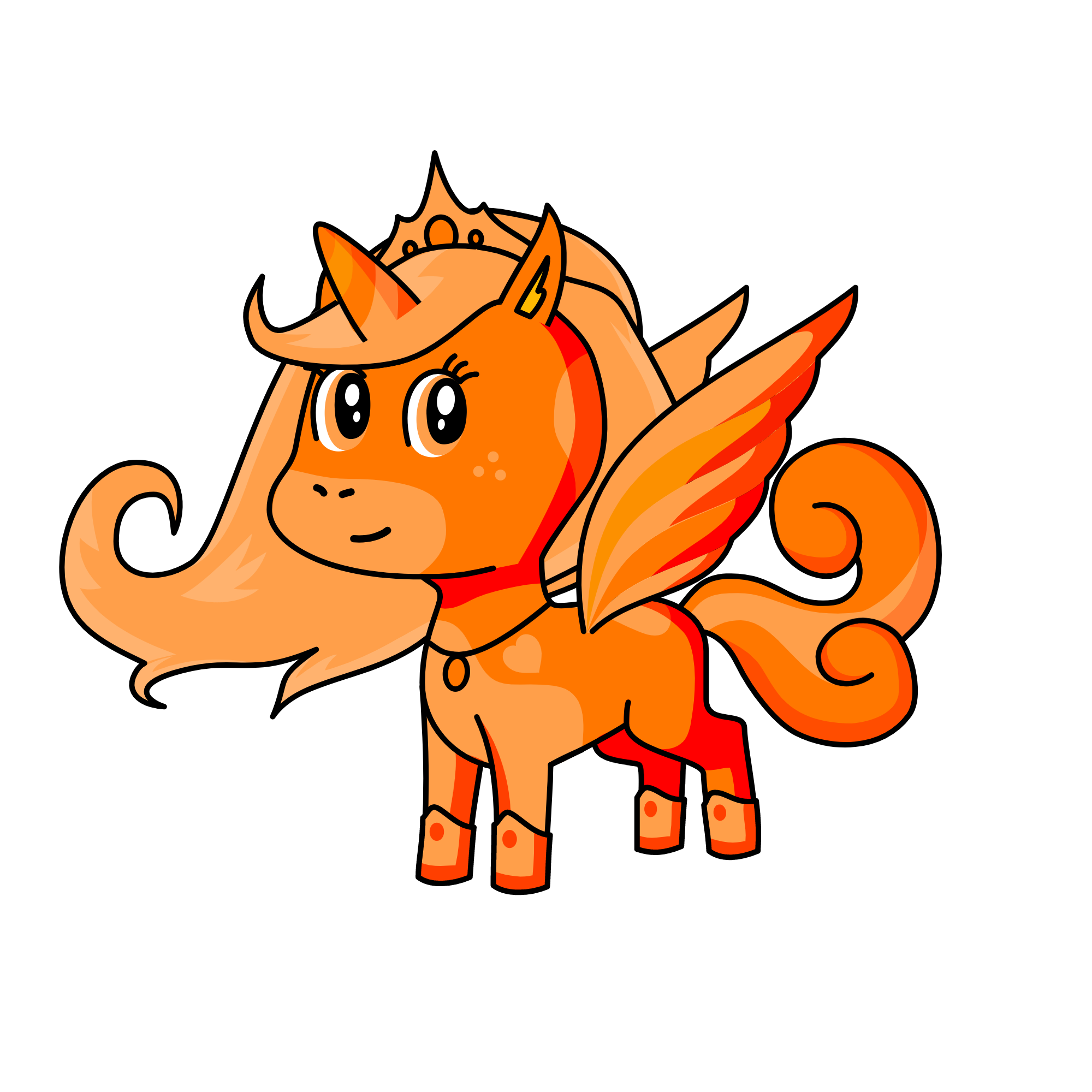 Salmon (rainbow sisters, the unicorn