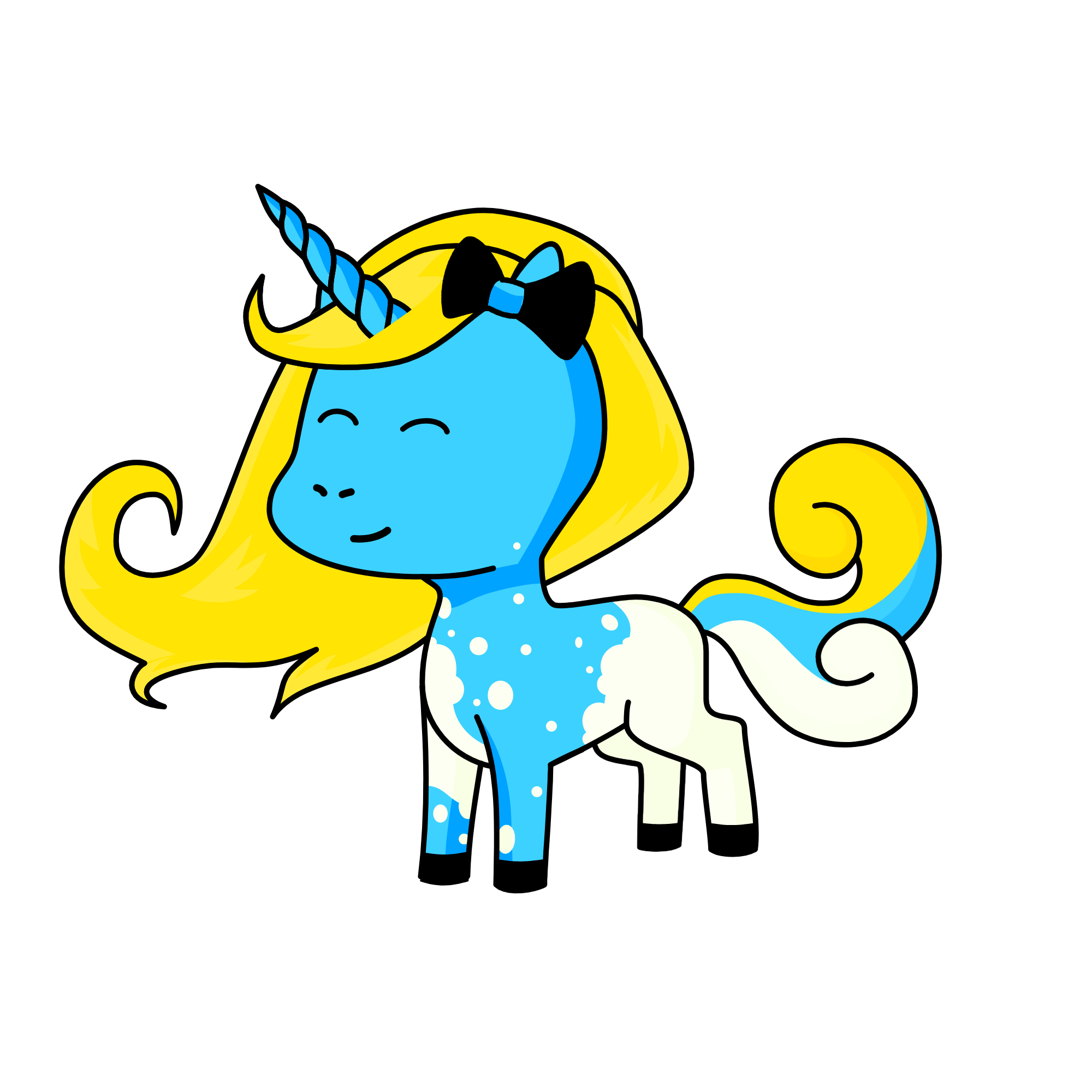 Alice of Wonderland, the unicorn