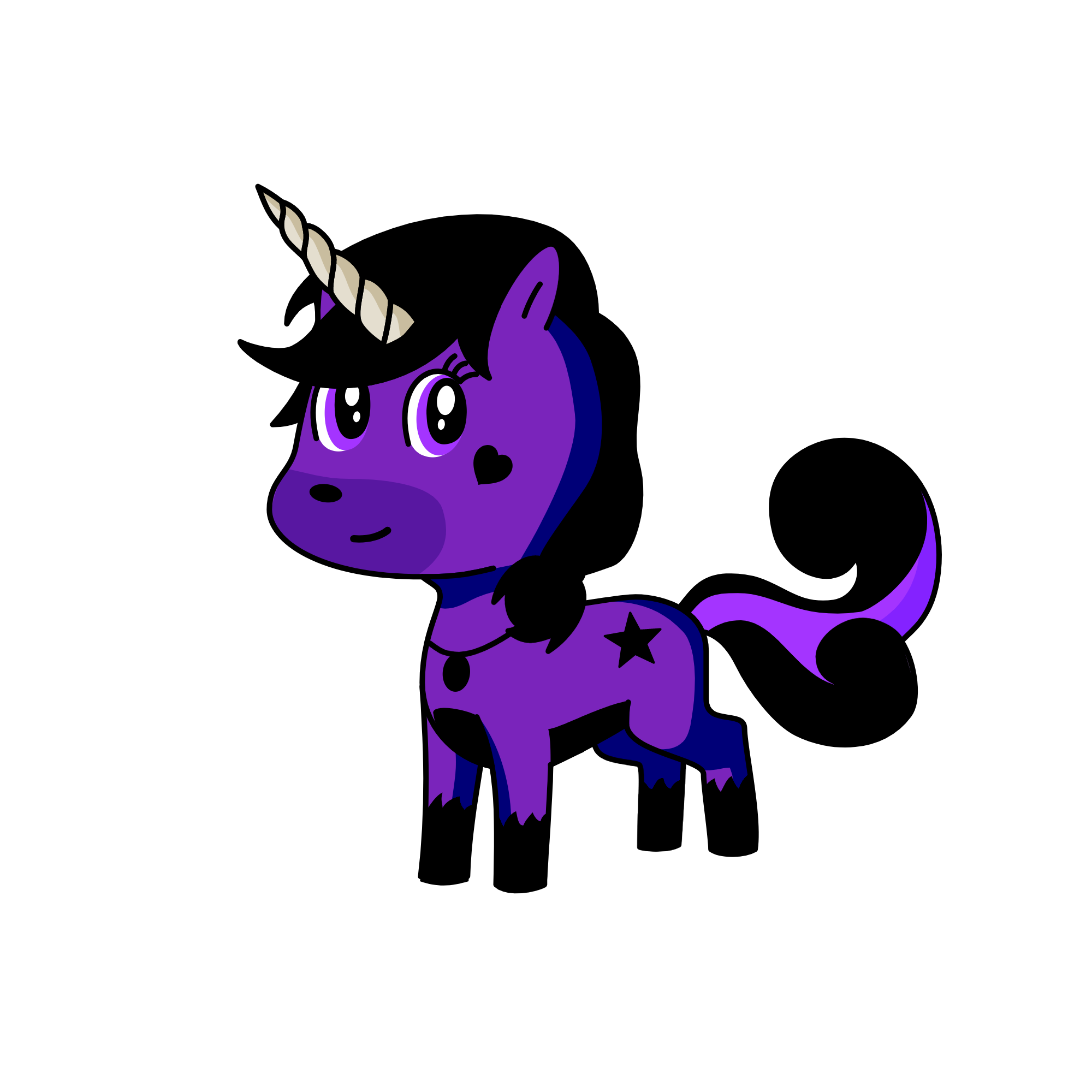 Moonshine, the unicorn