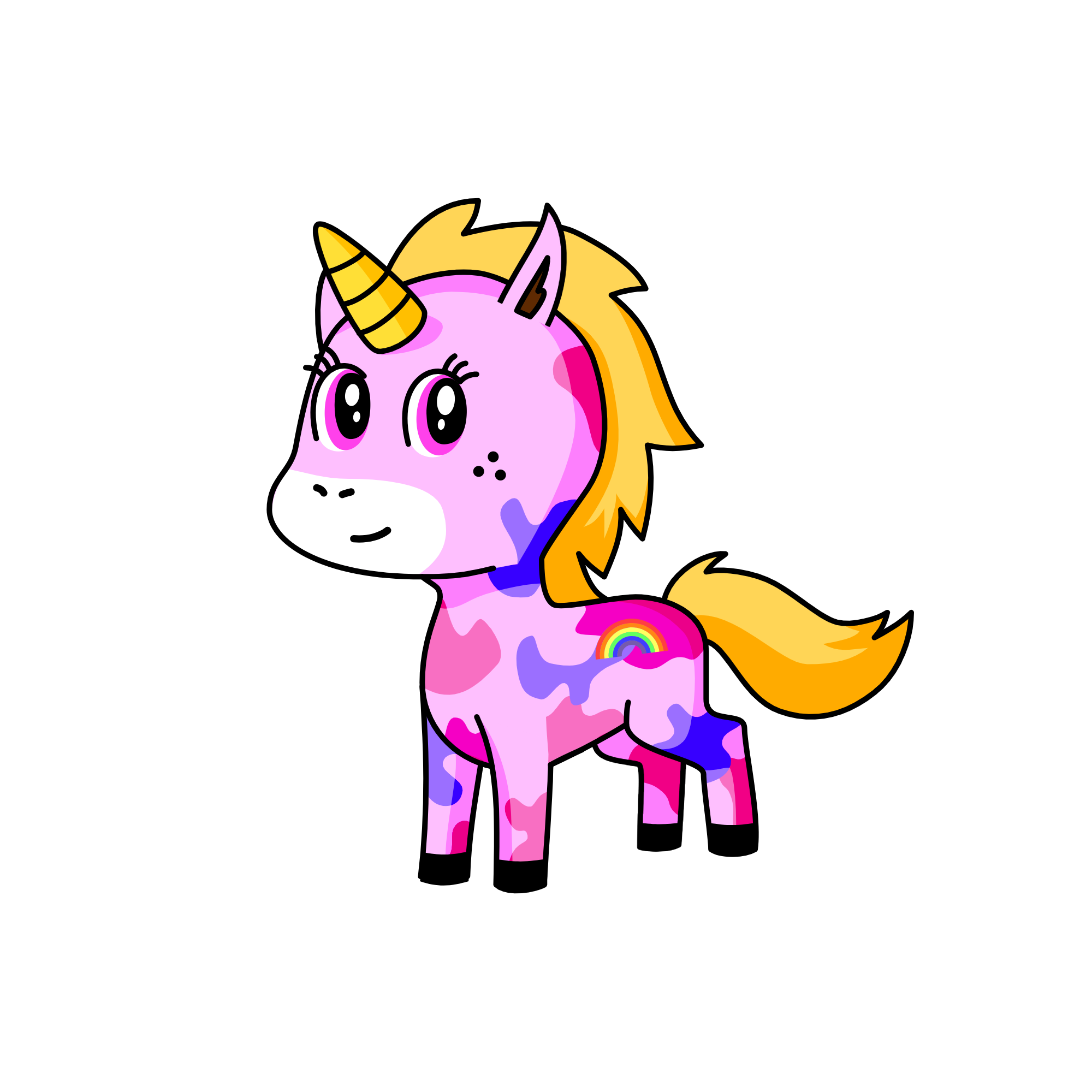 cupcake, the unicorn